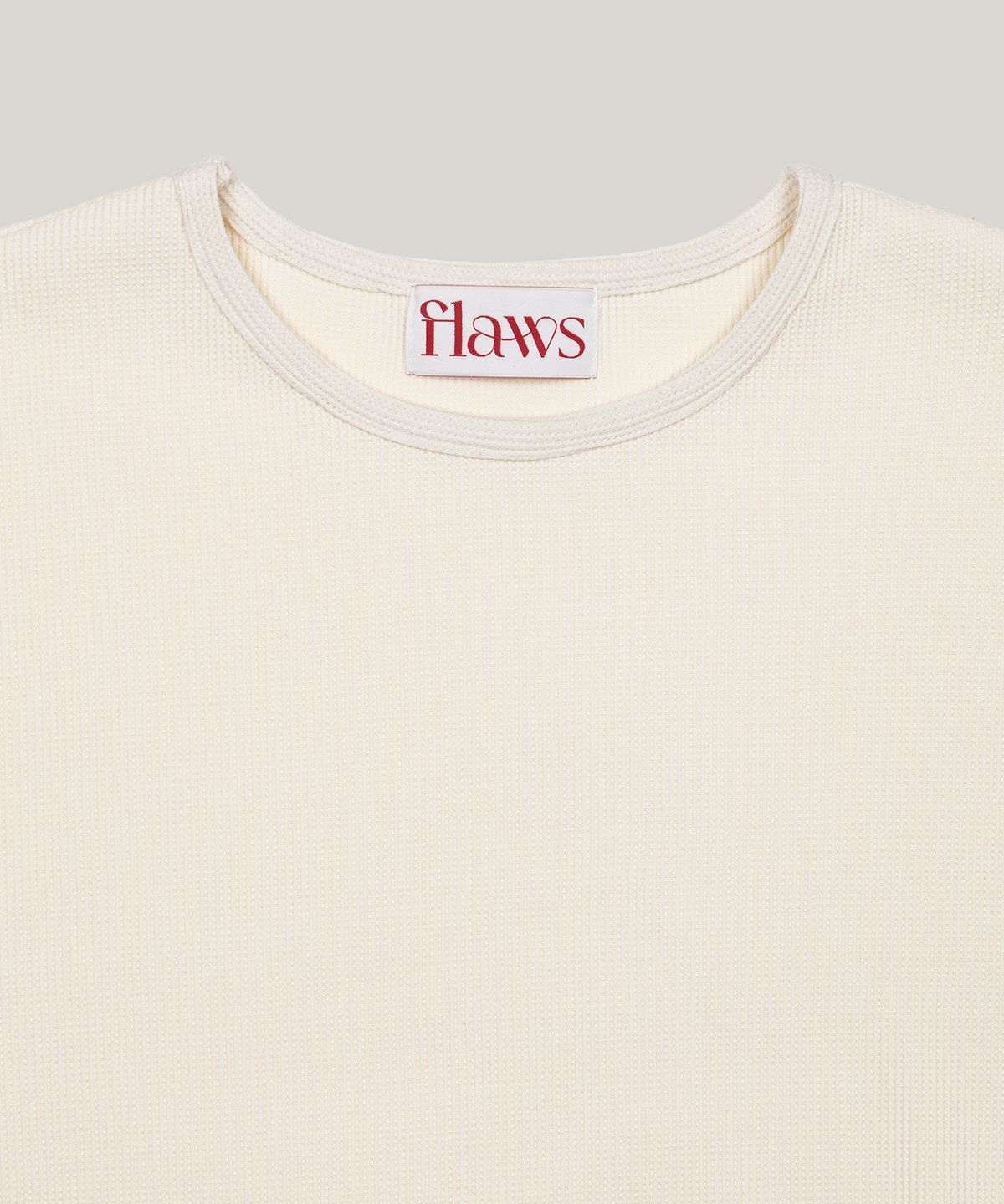플로즈룸(FLAWSROOM) Soft Waffle Sleeveless [CREAM]