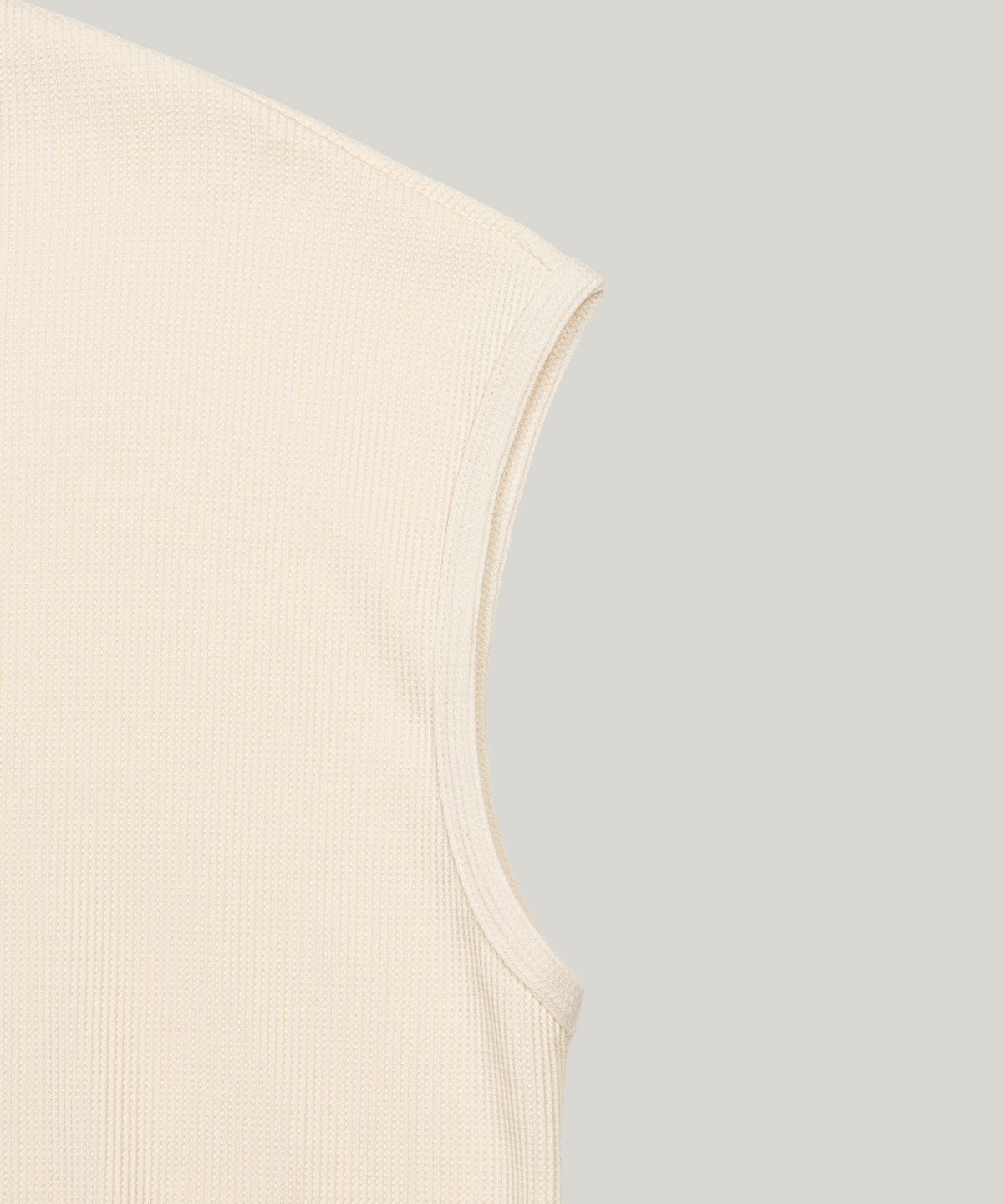 플로즈룸(FLAWSROOM) Soft Waffle Sleeveless [CREAM]