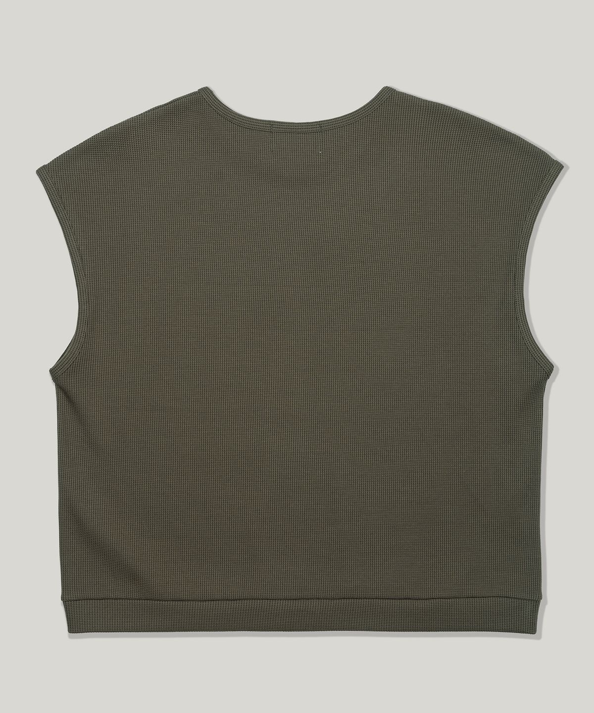 플로즈룸(FLAWSROOM) Soft Waffle Sleeveless [KHAKI]
