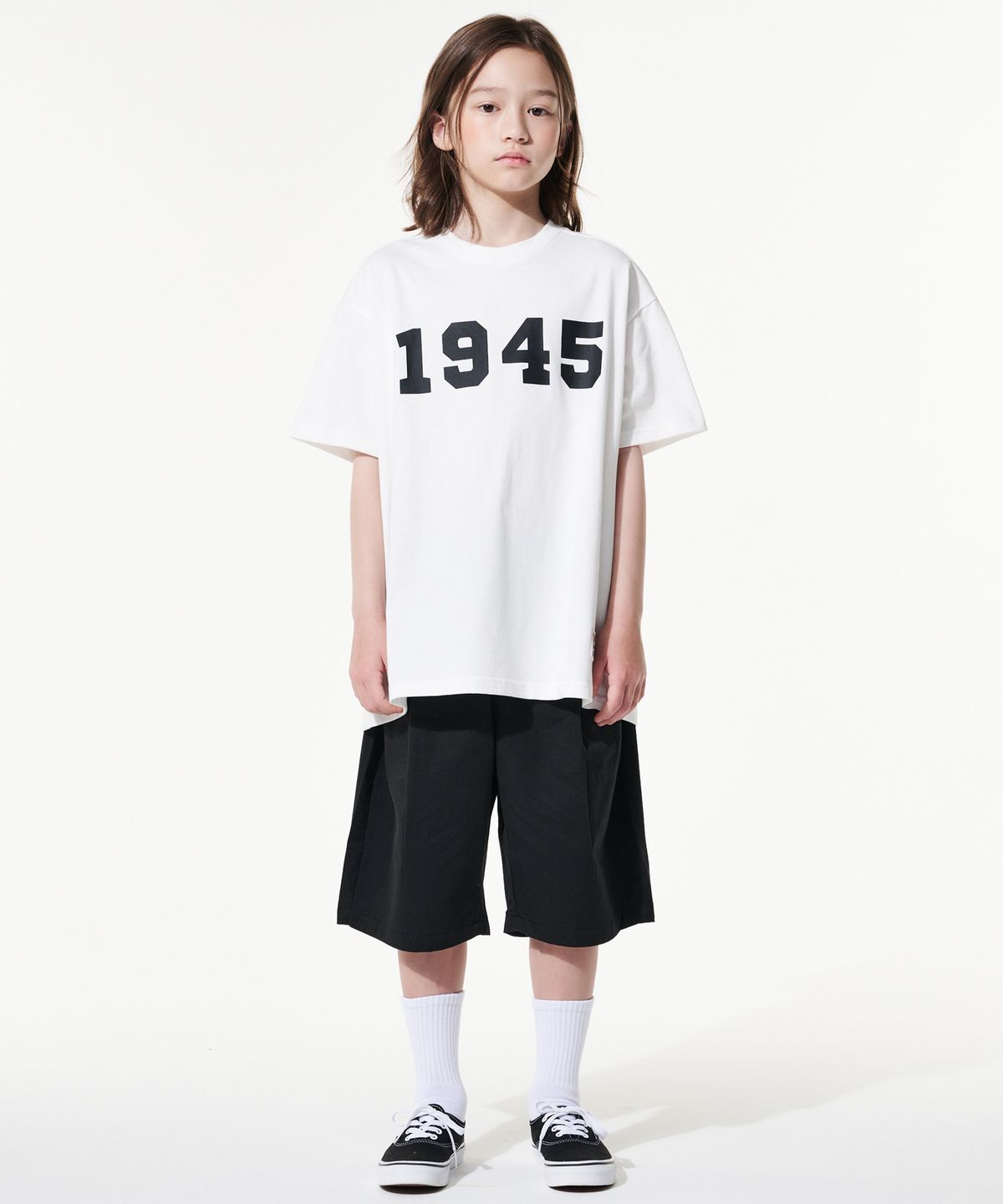 테이크이지 키즈(TAKEASY KIDS) 자이언트핏 버뮤다 하프팬츠(블랙)