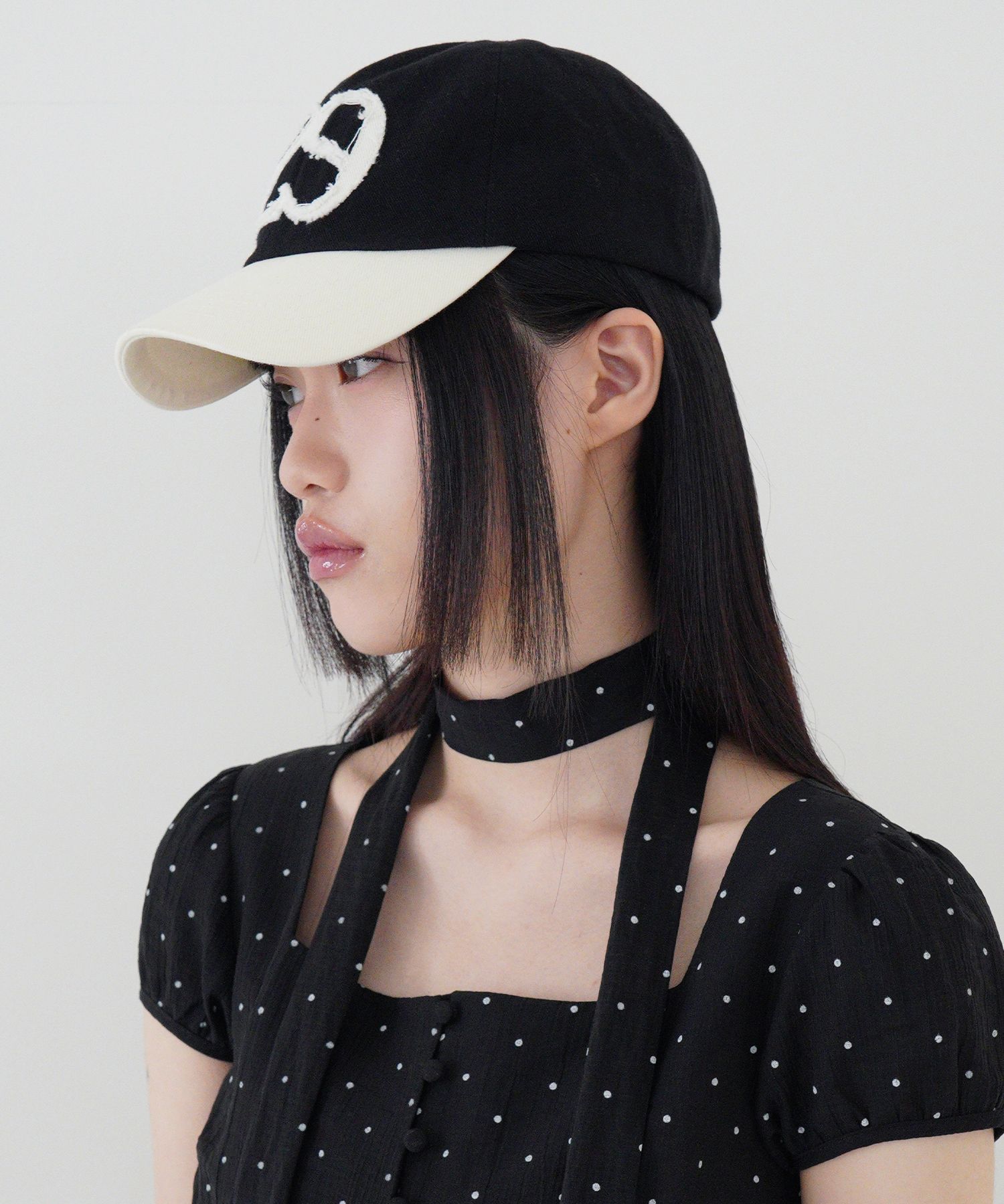 MUSINSA | ILLIGO 129 Applique Ball Cap Black