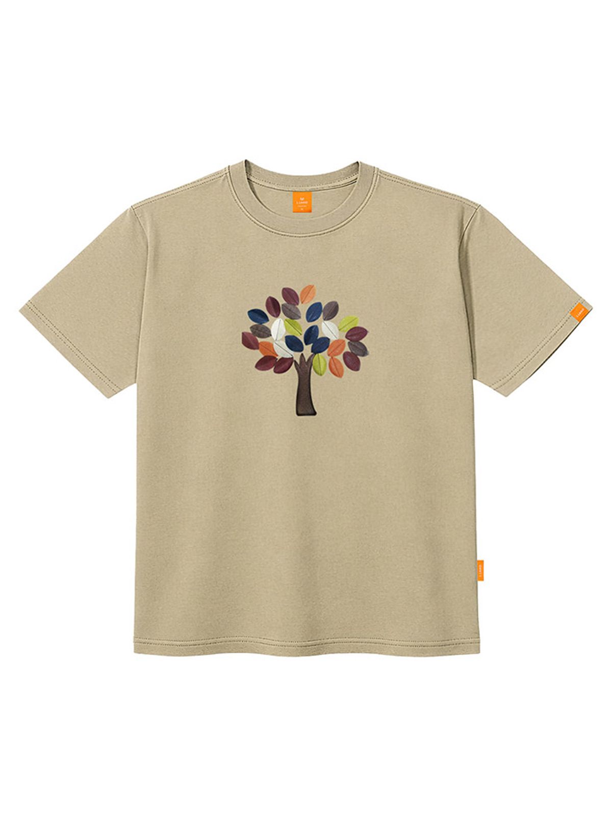 엘라모(LLAMO) 메이플 반팔티셔츠 남녀공용 빅사이즈 S~4XL
