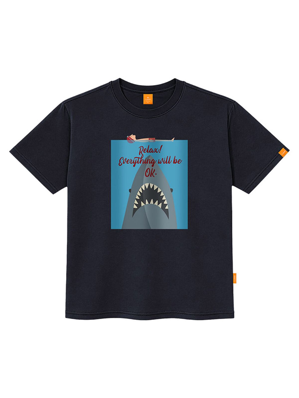 엘라모(LLAMO) 죠스 반팔티셔츠 남녀공용 빅사이즈 S~4XL