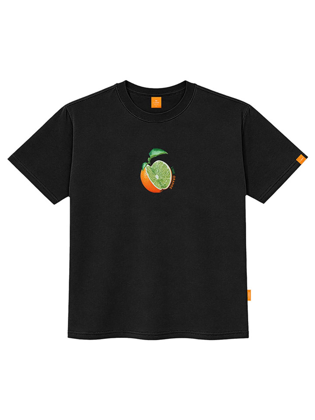 엘라모(LLAMO) 오렌지라임 반팔티셔츠 남녀공용 빅사이즈 S~4XL