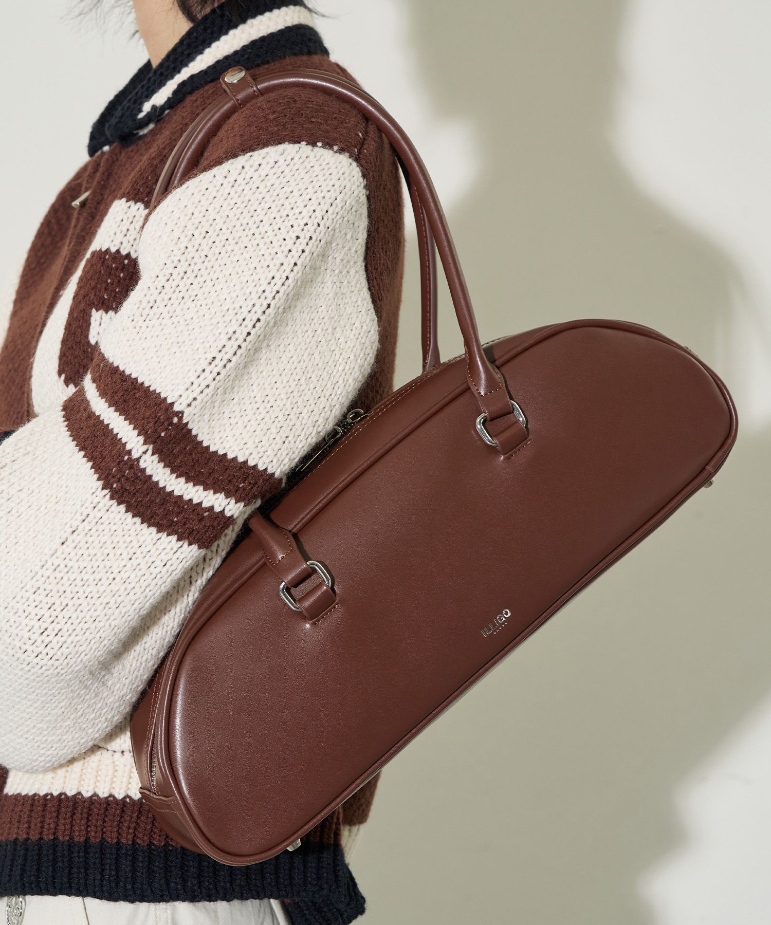 ●ILLIGO● Baguette Bag Brown 5010515912 MUSINSA | ILLIGO Baguette bag brown