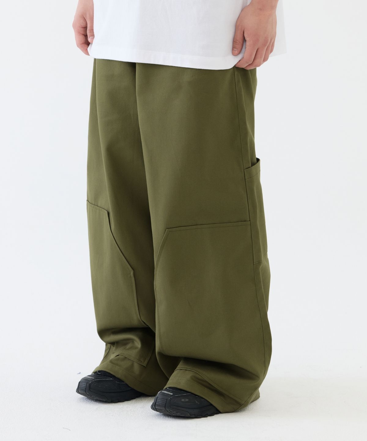 이스트서비스샵(eastserviceshop) ESS Cotton Carpenter Pants - Khaki