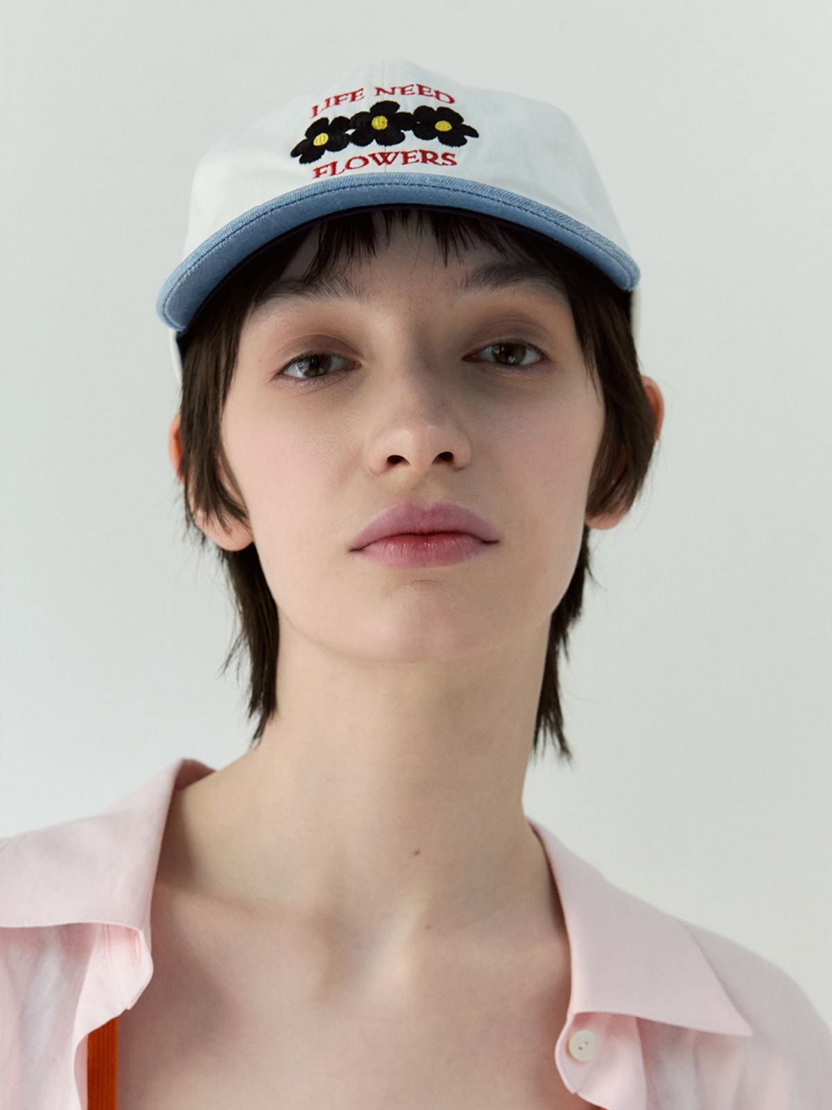 시엔느(SIENNE) Flower Ball Cap (Ivory)
