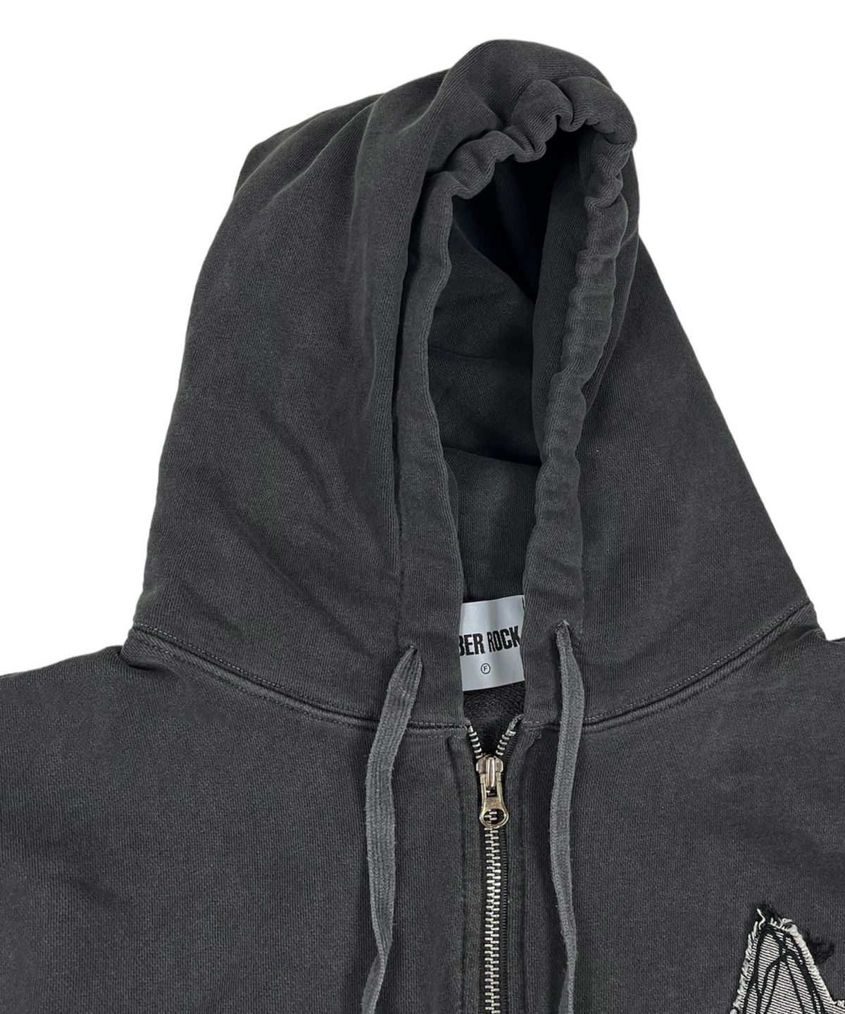 스케이터락(SK8ER ROCK) Doodle Star Pigment Hood Zip-up (Charcoal)