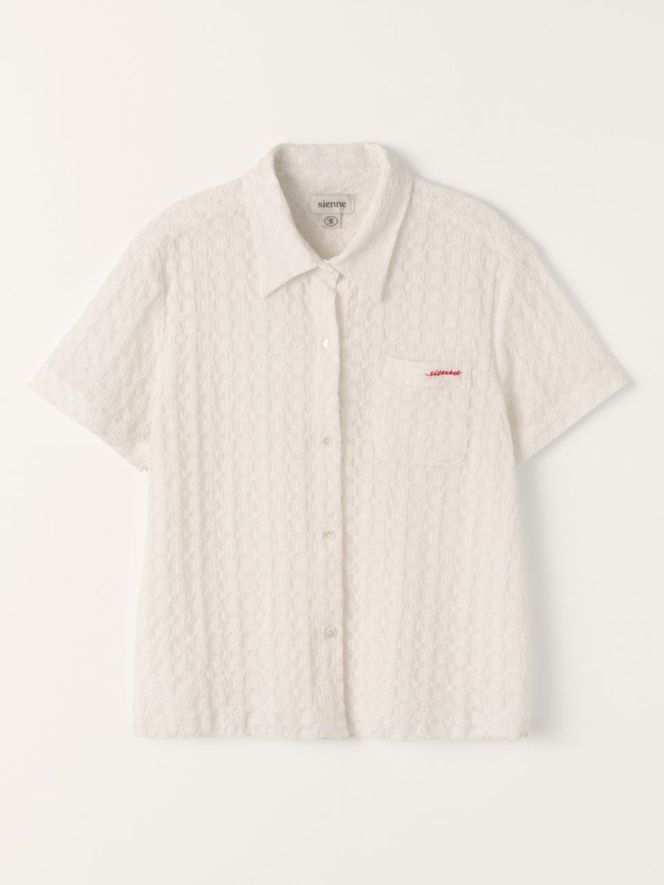 MUSINSA公式 | SIENNE Jasmine Lace Shirt (Ivory)
