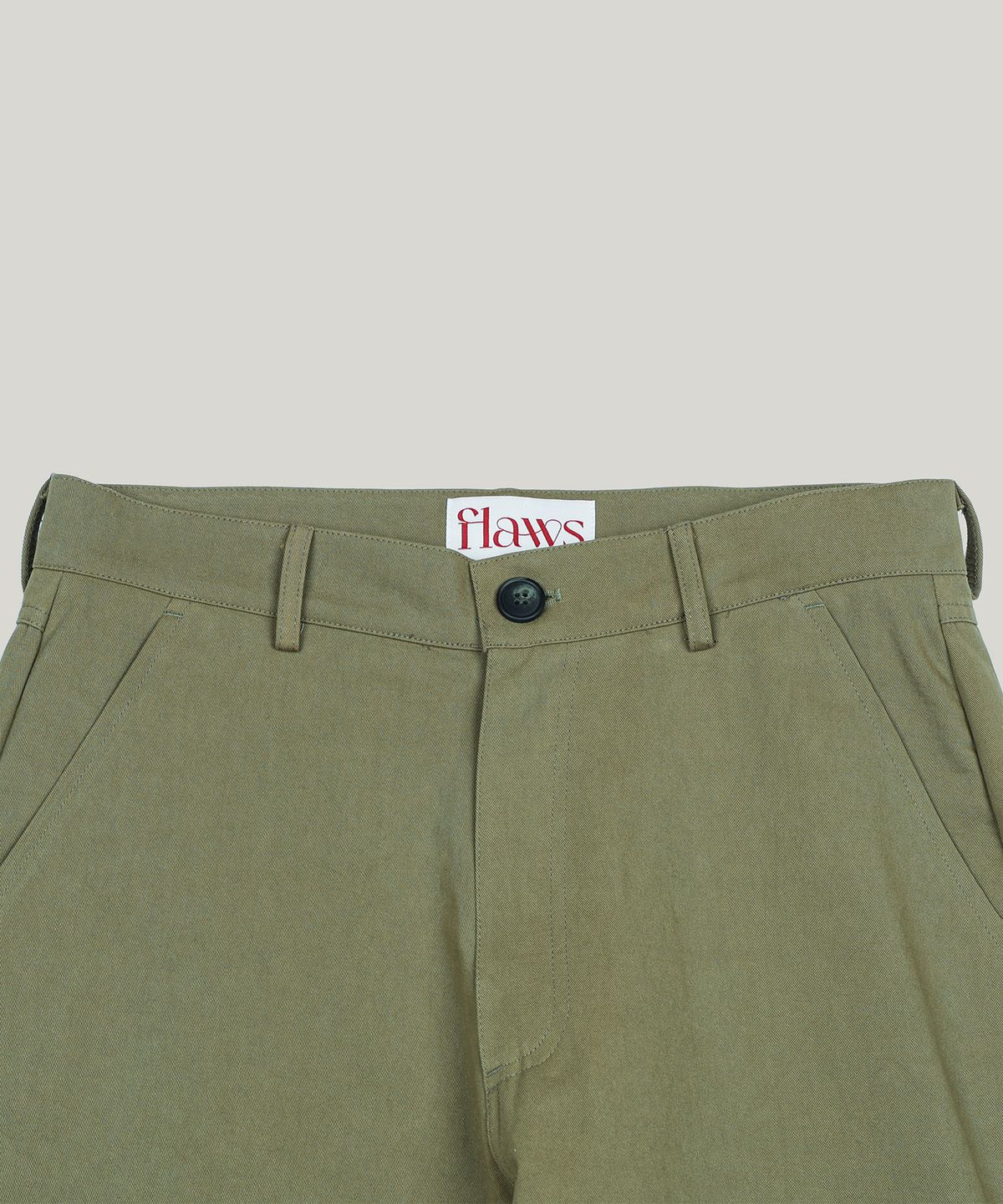 플로즈룸(FLAWSROOM) Flare Button Pants [KHAKI]