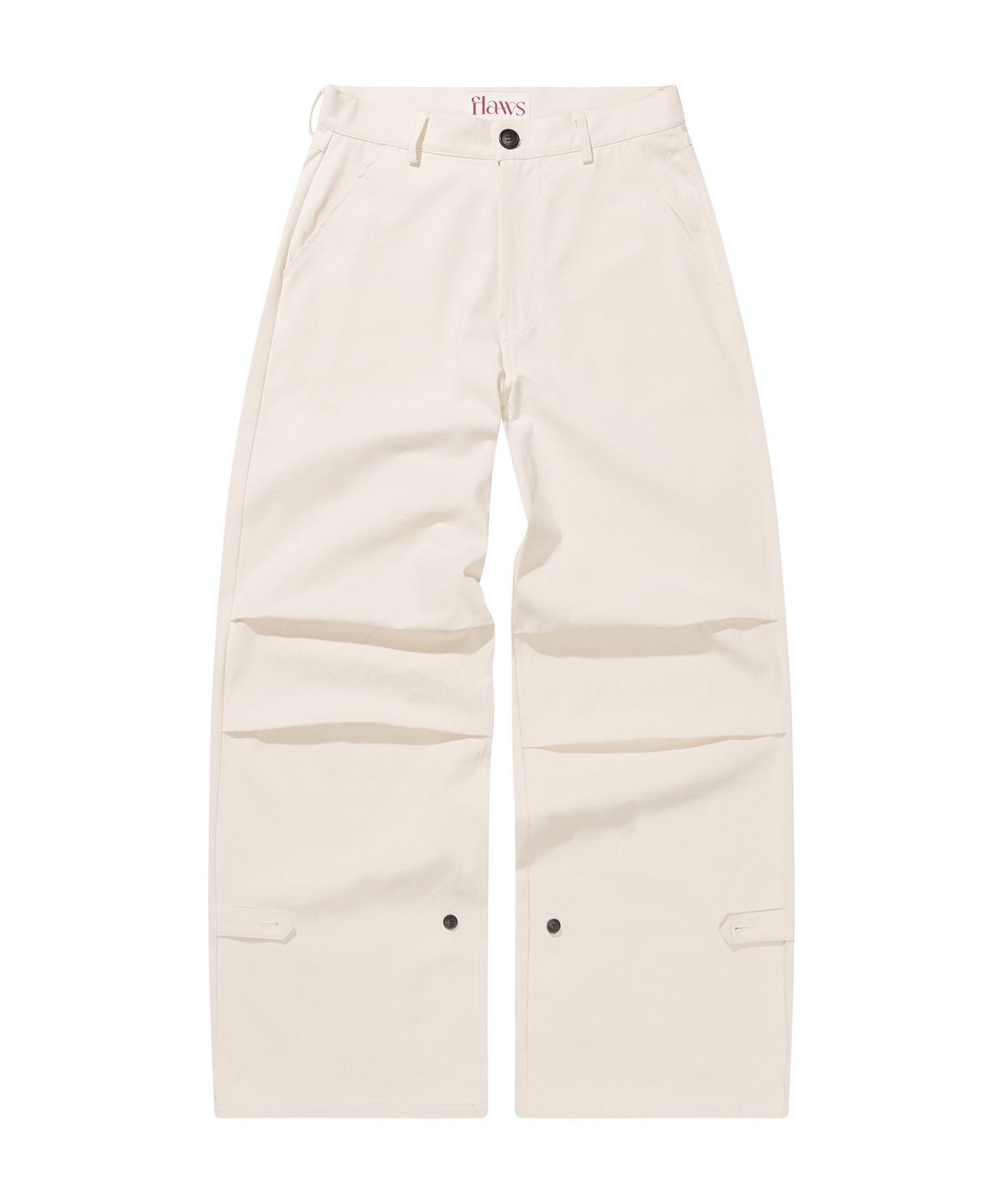 플로즈룸(FLAWSROOM) Flare Button Pants [CREAM]