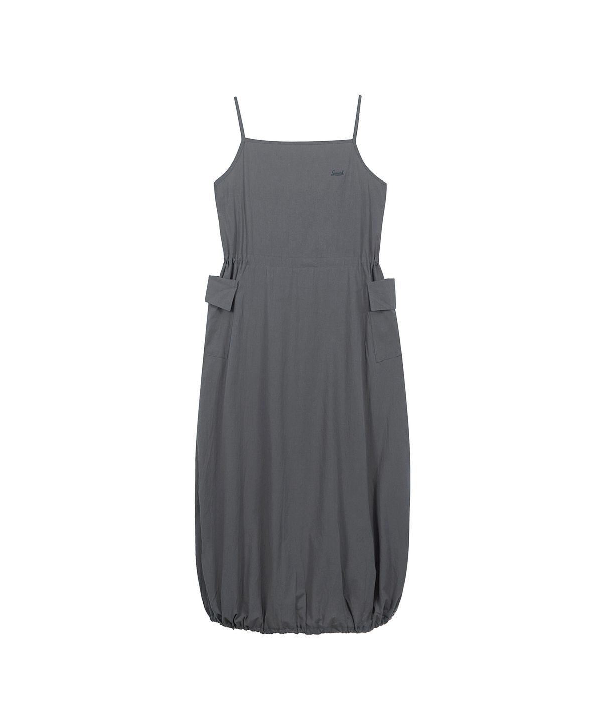 캔버스(CNVS) 스머프 벌룬 카고 슬리브리스 롱 원피스_(3 Colors)