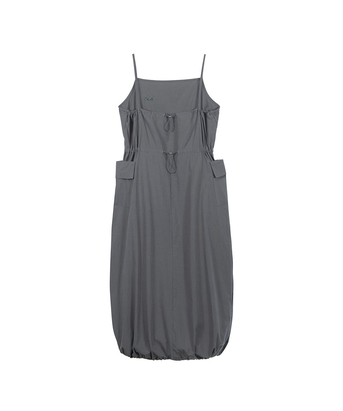 캔버스(CNVS) 스머프 벌룬 카고 슬리브리스 롱 원피스_(3 Colors)