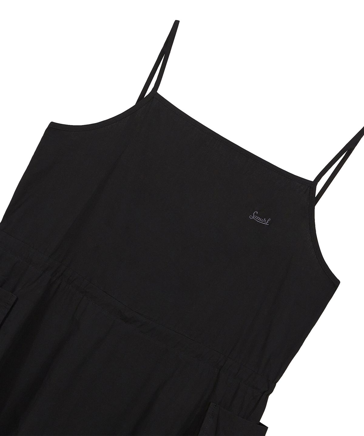 캔버스(CNVS) 스머프 벌룬 카고 슬리브리스 롱 원피스_(3 Colors)