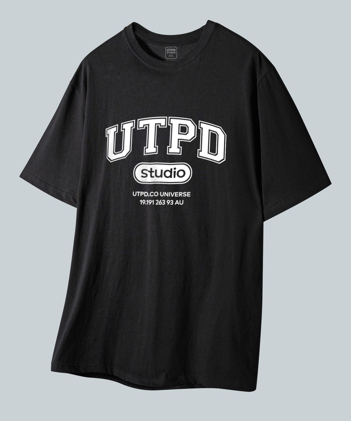 언탭트 스튜디오(UNTAPPED STUDIO) [2PACK[UTPD 시그니처 퓨어코튼 빅 오버핏 반팔 티셔츠 2 COLOR