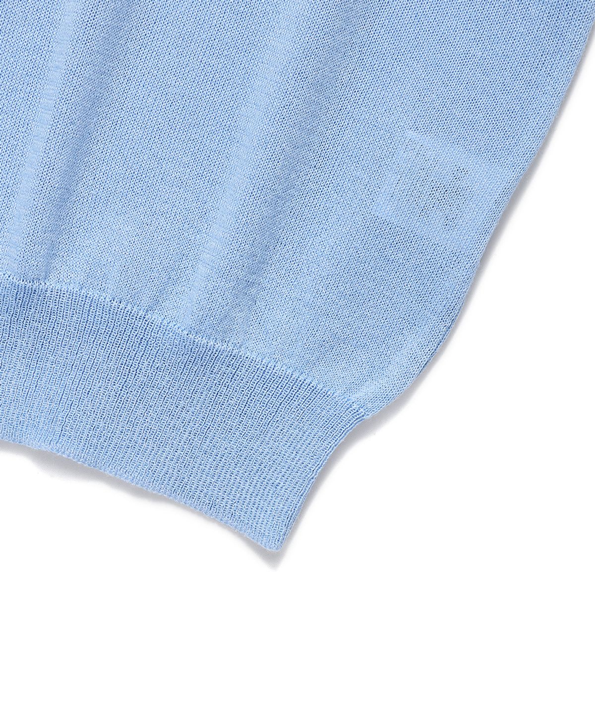 카비시(CAVISH) W SELLER LOGO INTARSIA KNIT BLUE(CV2EMFK601A)