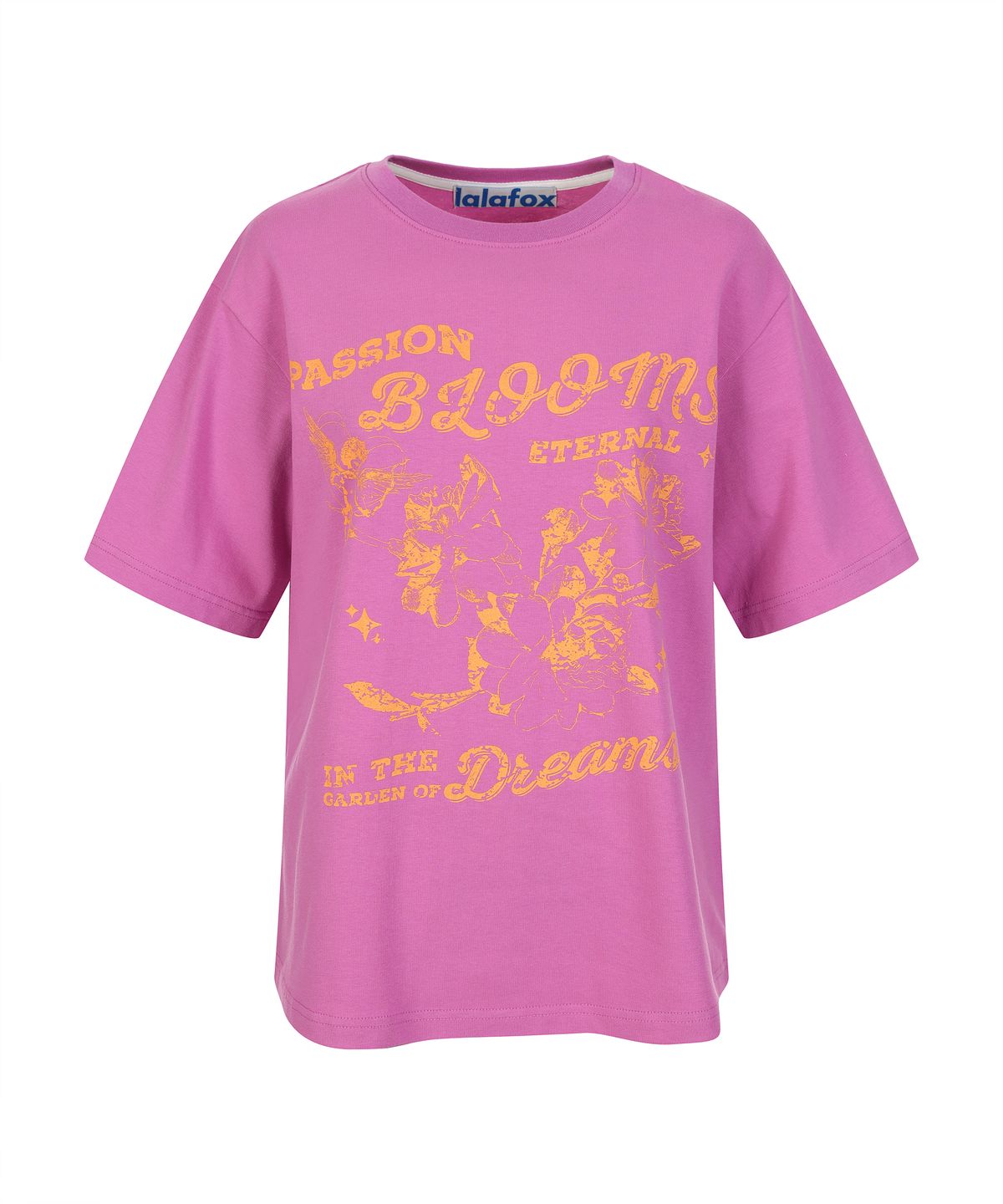 라라폭스(LALAFOX) VINTAGE ROSE ANGEL T-SHIRT PINK BQ2CH104