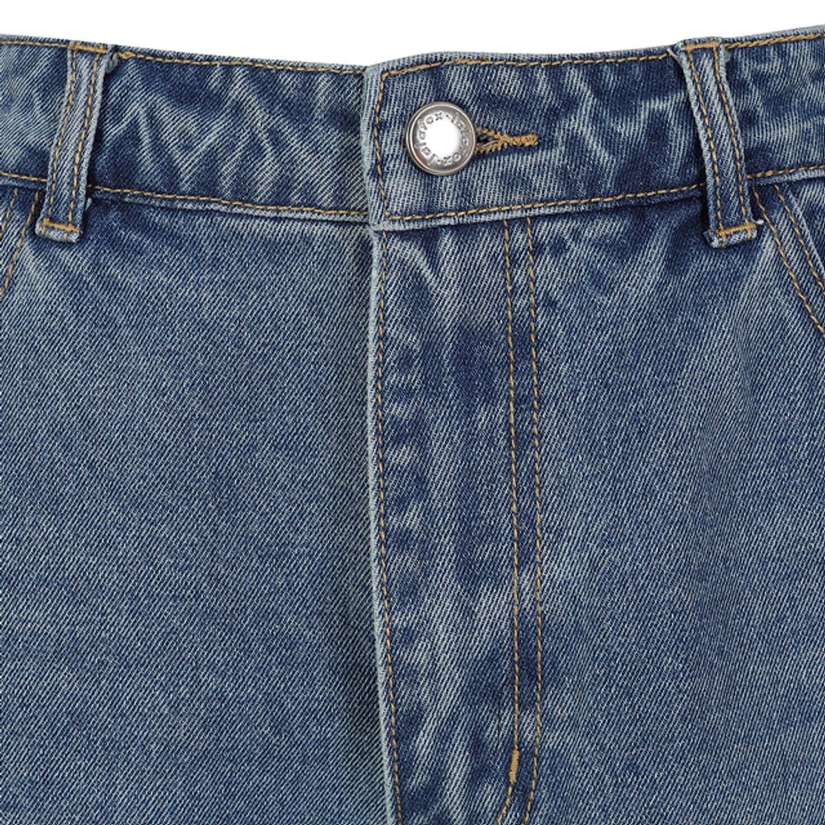 라라폭스(LALAFOX) RIVET MIDI DENIM PANTS BLUE BQ2DP005