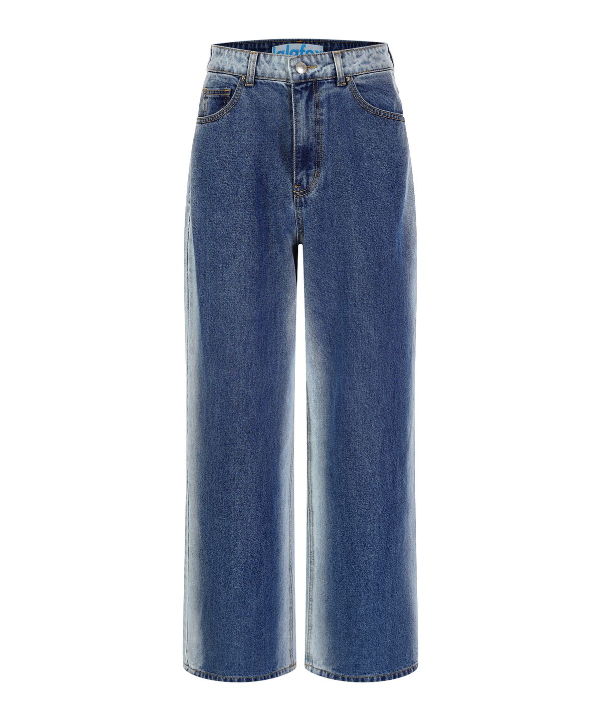 라라폭스(LALAFOX) BRUSH WASHING DENIM PANTS BLUE BQ2DP006