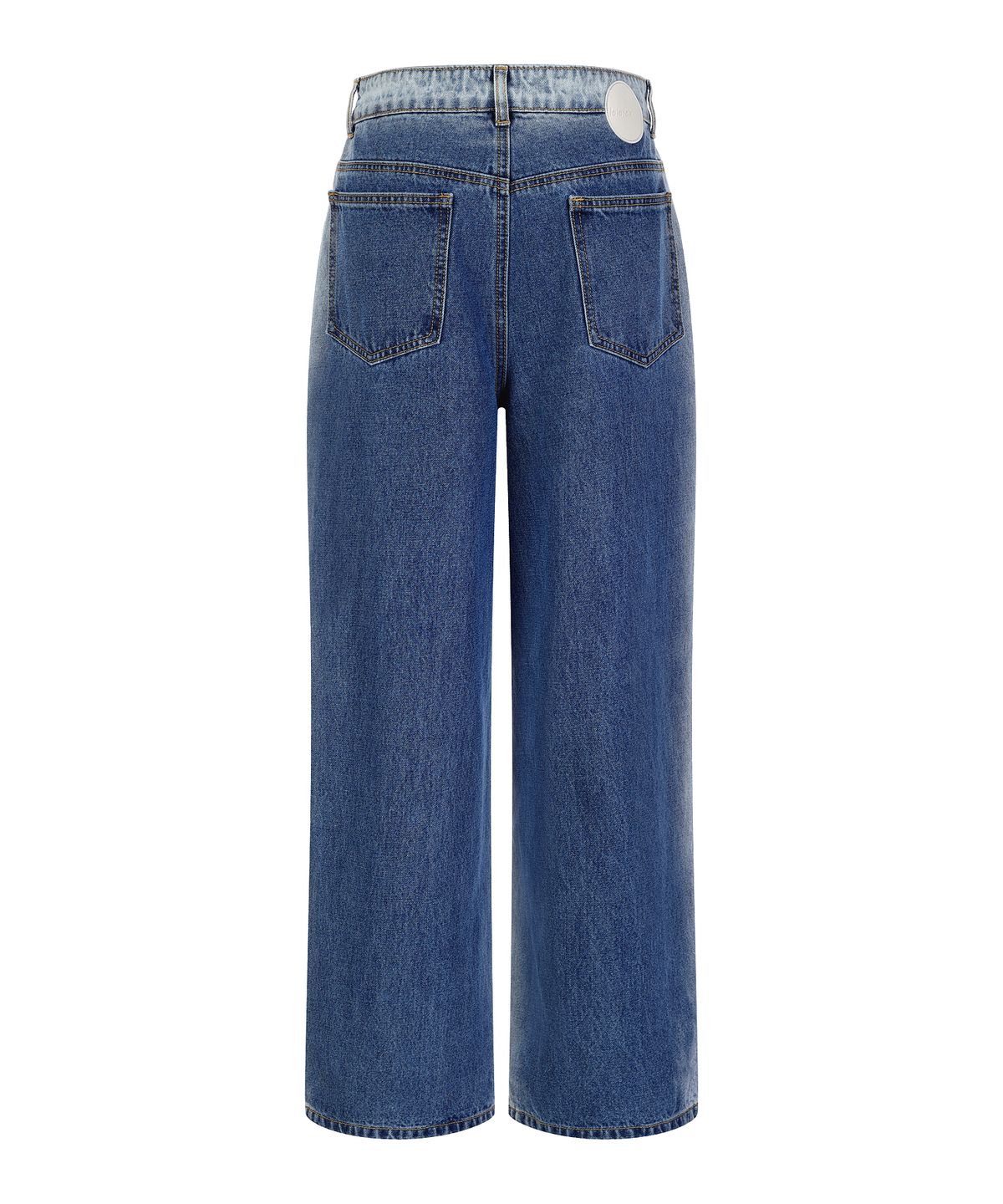 라라폭스(LALAFOX) BRUSH WASHING DENIM PANTS BLUE BQ2DP006