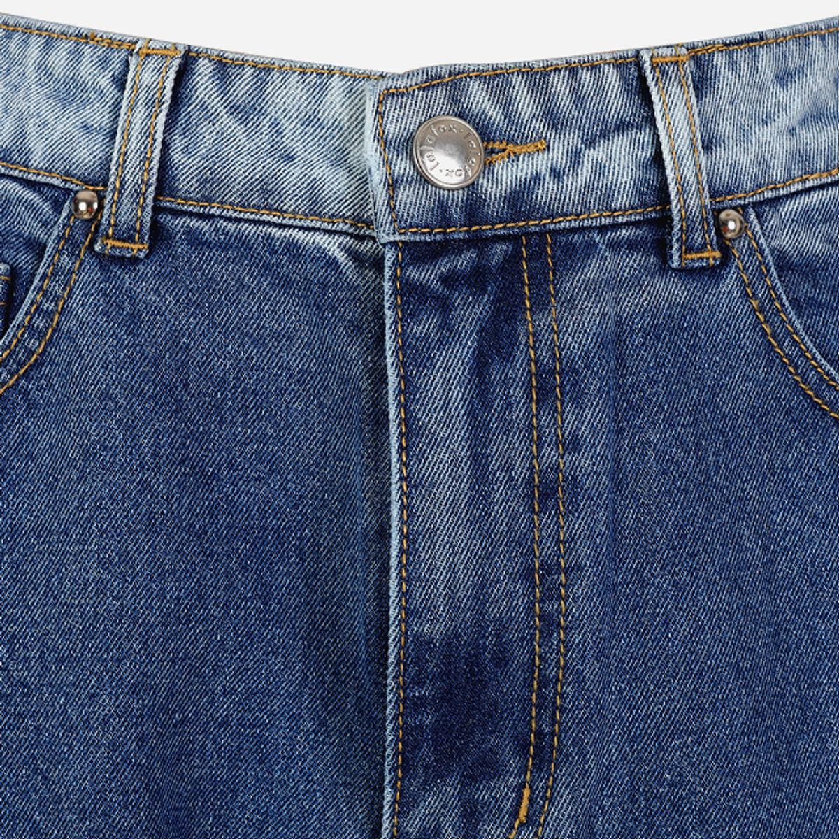라라폭스(LALAFOX) BRUSH WASHING DENIM PANTS BLUE BQ2DP006