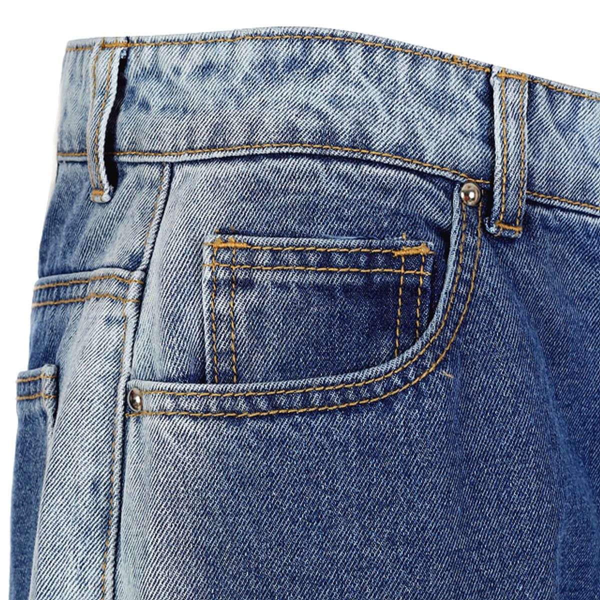 라라폭스(LALAFOX) BRUSH WASHING DENIM PANTS BLUE BQ2DP006