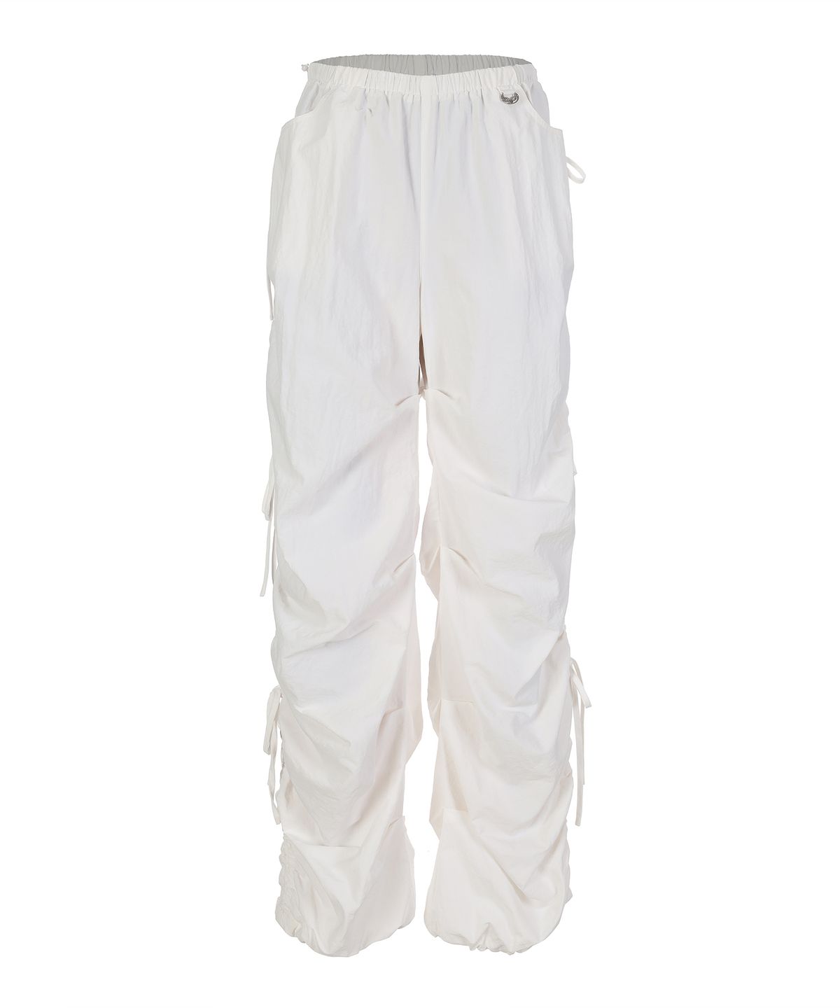 라라폭스(LALAFOX) SIDE STRING PARACHUTE PANTS WHITE BQ2WP027