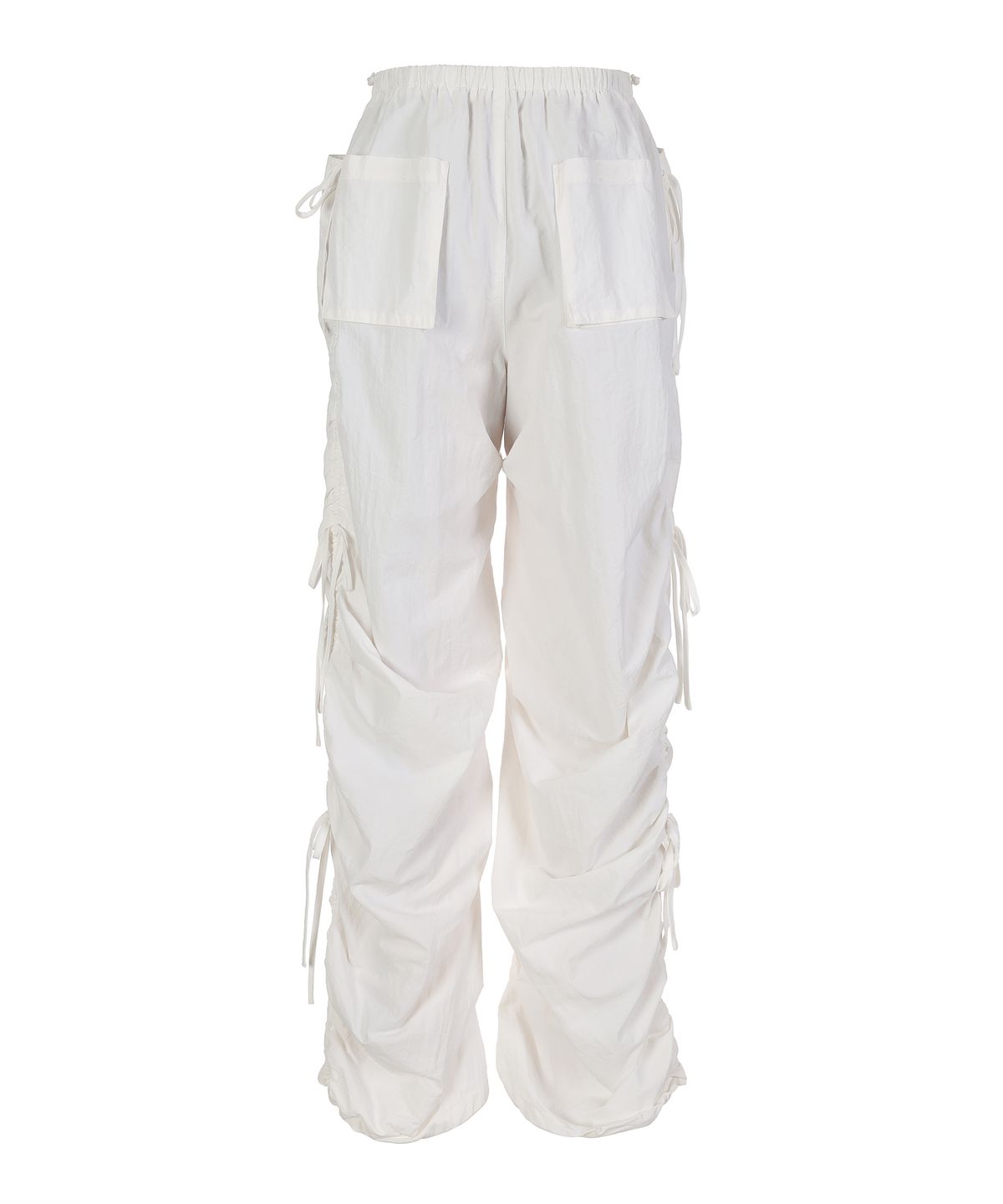 라라폭스(LALAFOX) SIDE STRING PARACHUTE PANTS WHITE BQ2WP027