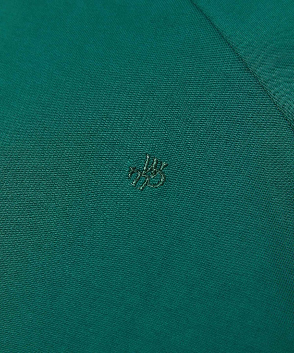 더블유엠씨(WMC) 프렌치 레터링 티셔츠_GREEN