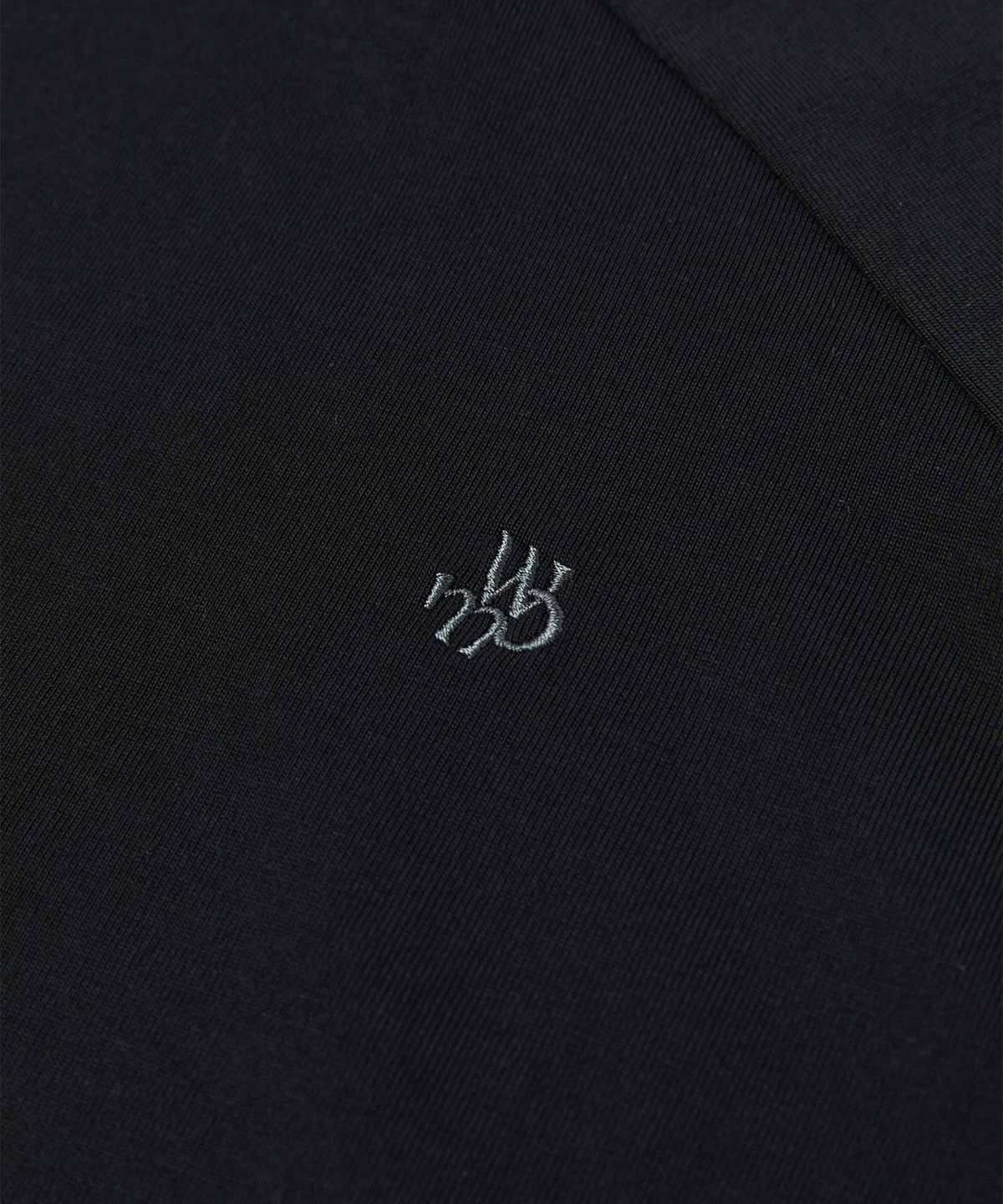 더블유엠씨(WMC) 프렌치 레터링 티셔츠_BLACK
