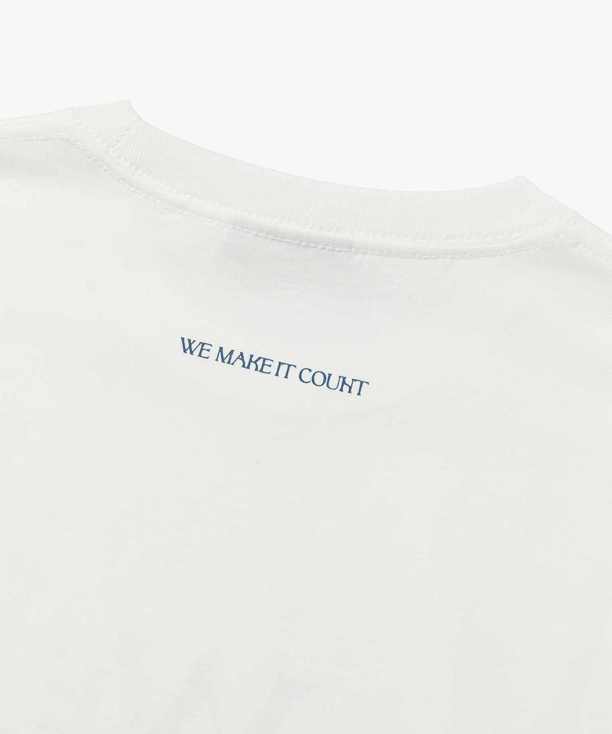 더블유엠씨(WMC) 프렌치 레터링 티셔츠_WHITE