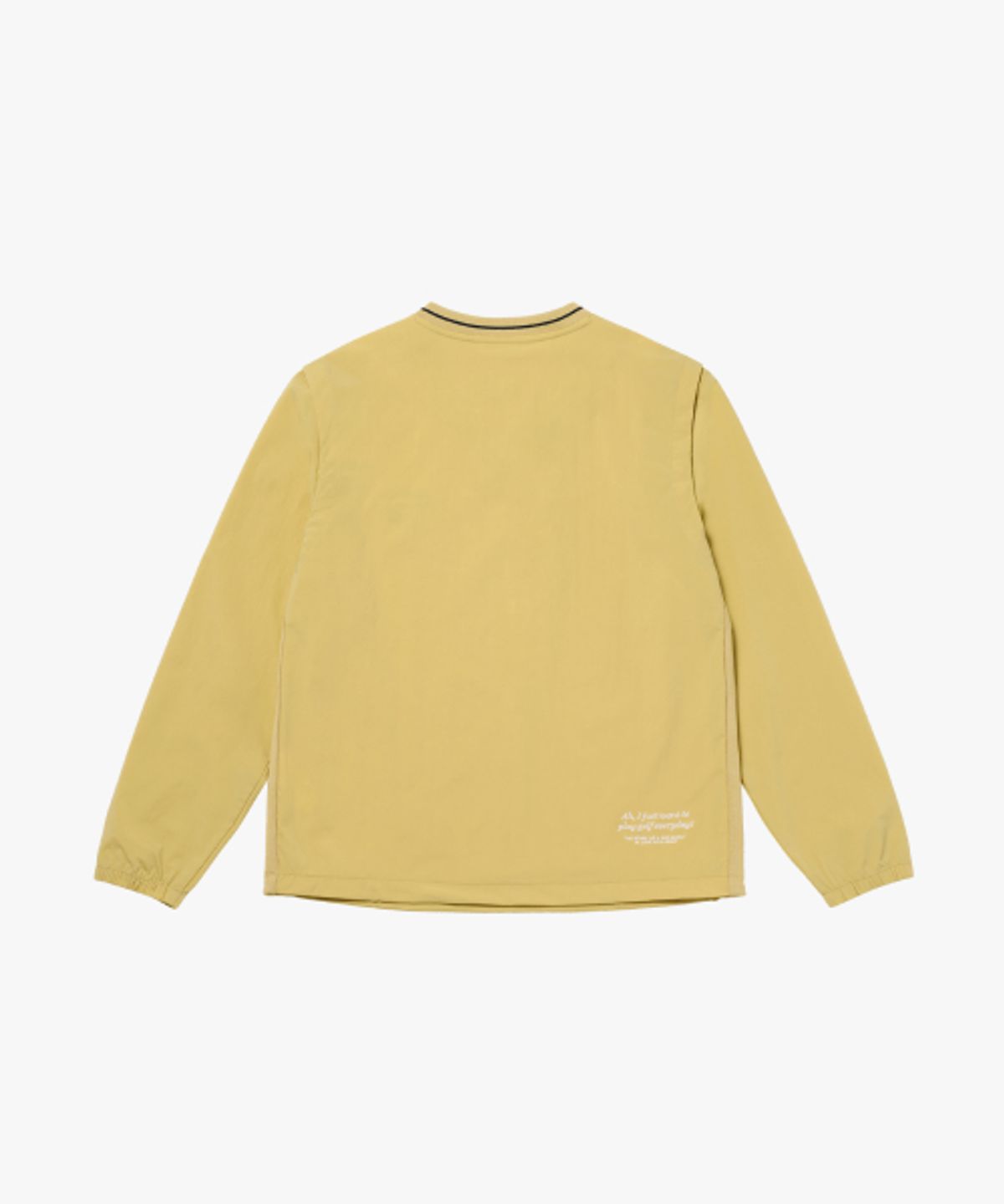 매드캐토스 컨트리클럽(MADCATTOS COUNTRY CLUB) MCC W WOVEN V-NECK ANORAK-LIGHT YELLOW