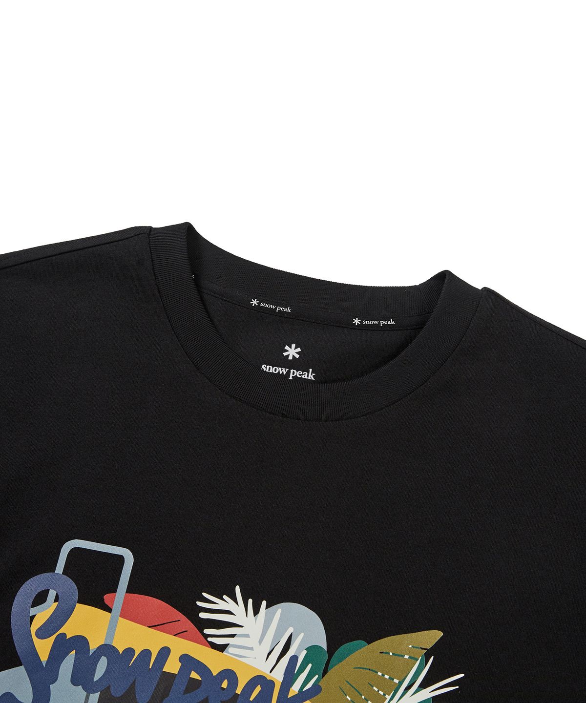 스노우피크 어패럴(SNOWPEAK APPAREL) [스노우피크 X 성낙진] 그래픽 반팔 티셔츠 Black (S24MMFTS86)
