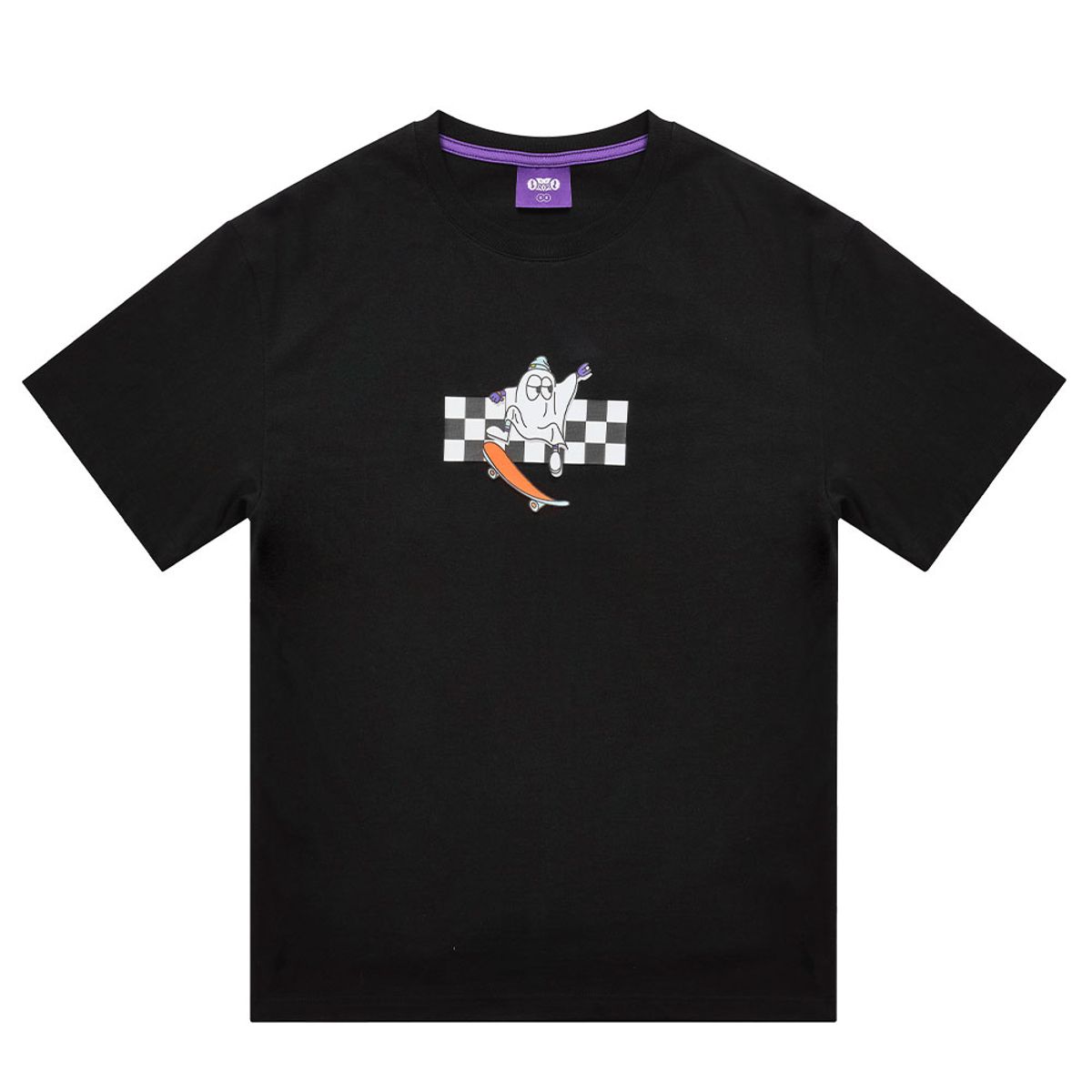 오드삭스(ODDSOCKS) STREET 쿨 키즈 반소매티셔츠 블랙