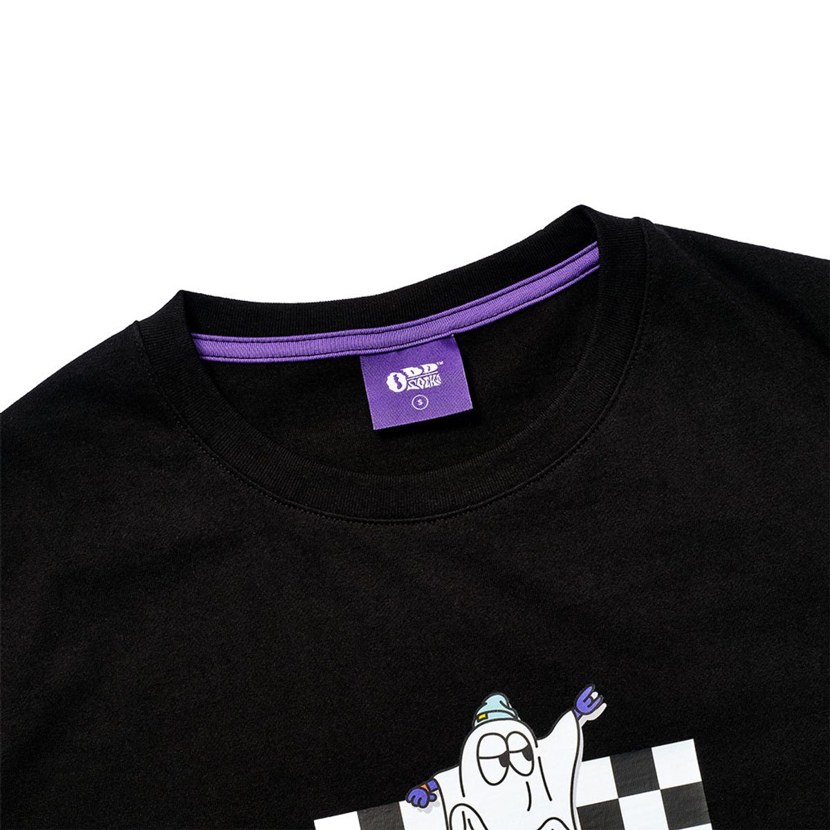 오드삭스(ODDSOCKS) STREET 쿨 키즈 반소매티셔츠 블랙