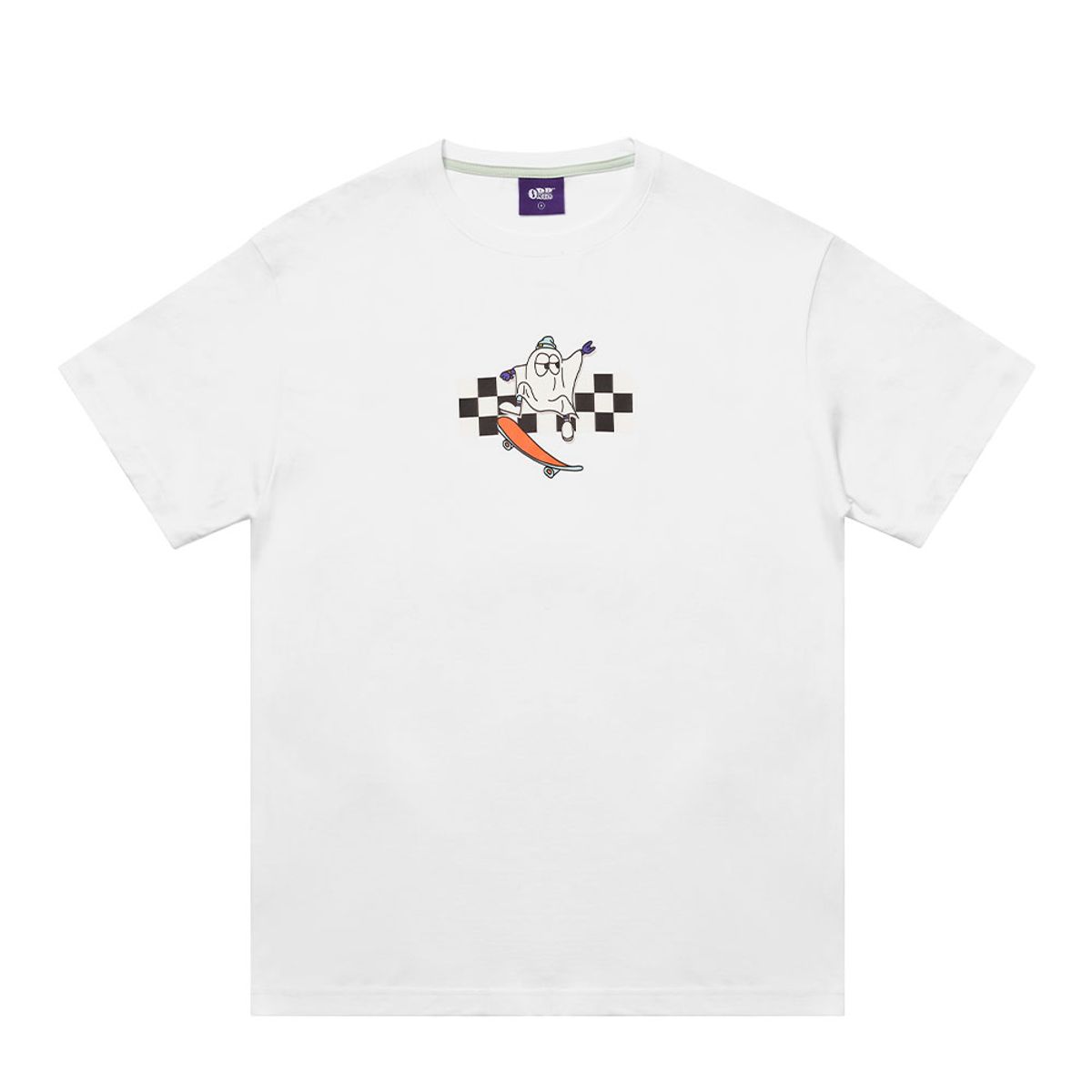 오드삭스(ODDSOCKS) STREET 쿨 키즈 반소매티셔츠 화이트
