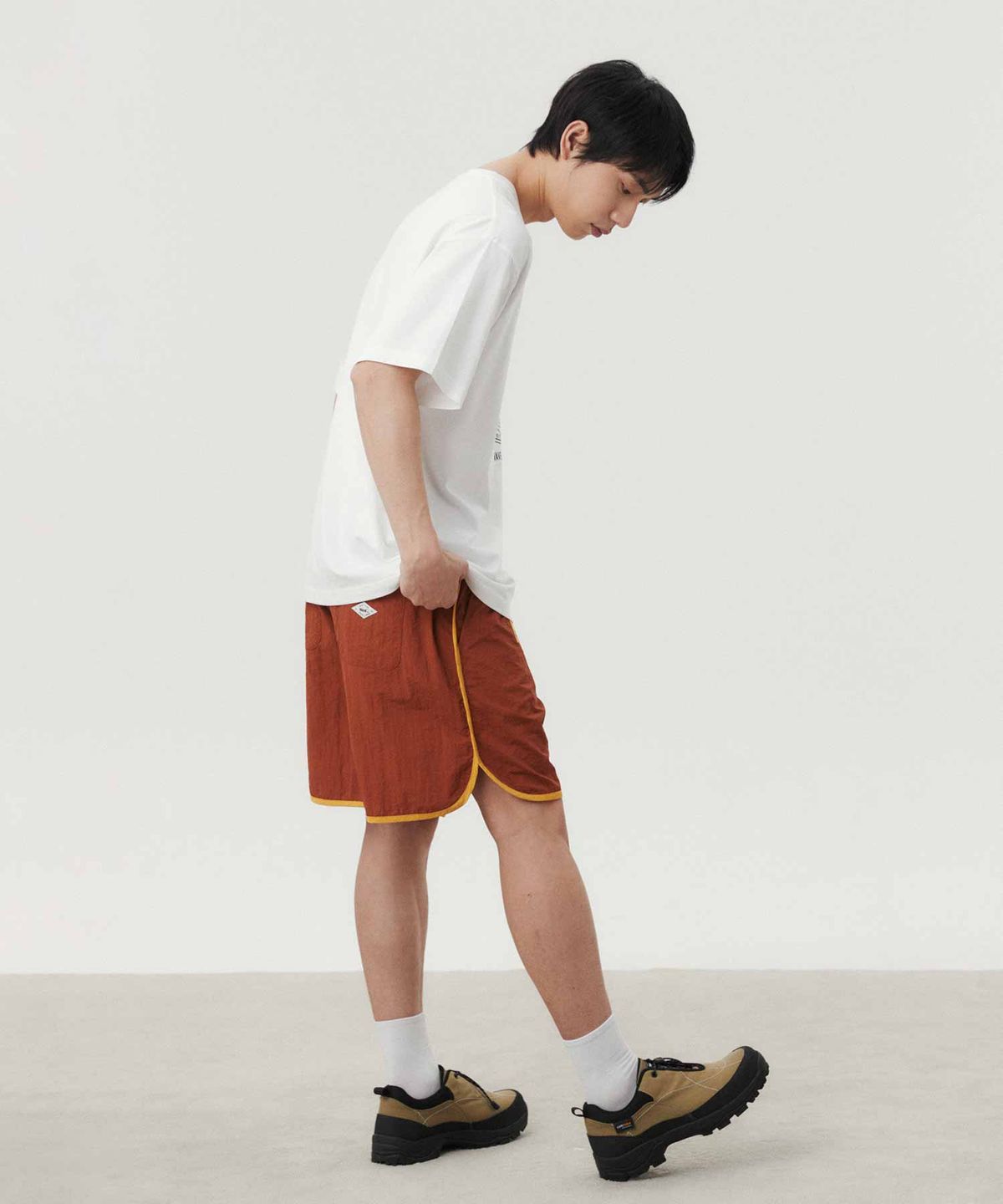 더블유엠씨(WMC) 복서 돌핀 팬츠_BROWN