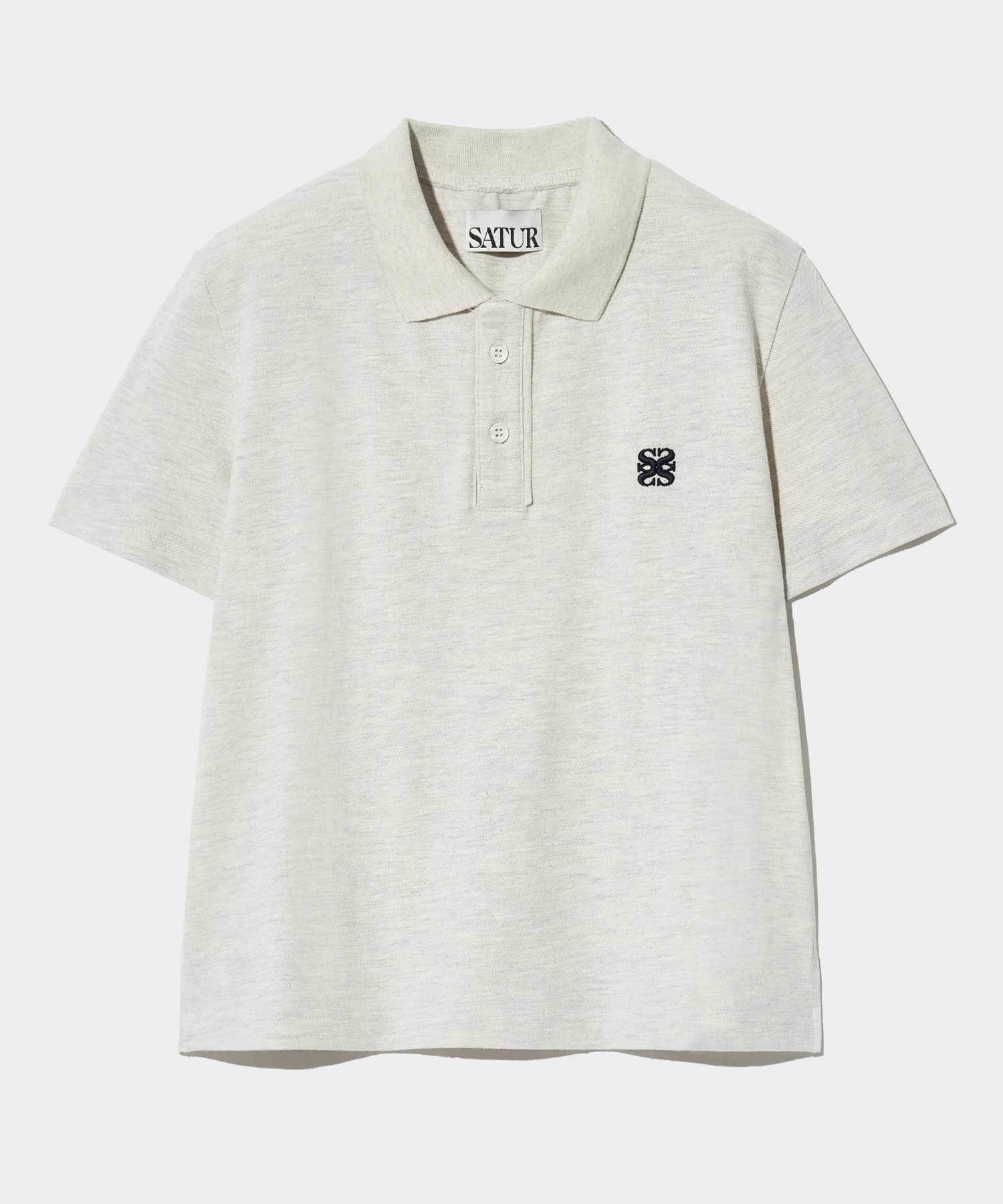 ポロシャツ SATUR Basic Pique Polo T-Shirt 5FT1558 MUSINSA公式 | SATUR Basic Pique Polo Short-Sleeved T-shirt