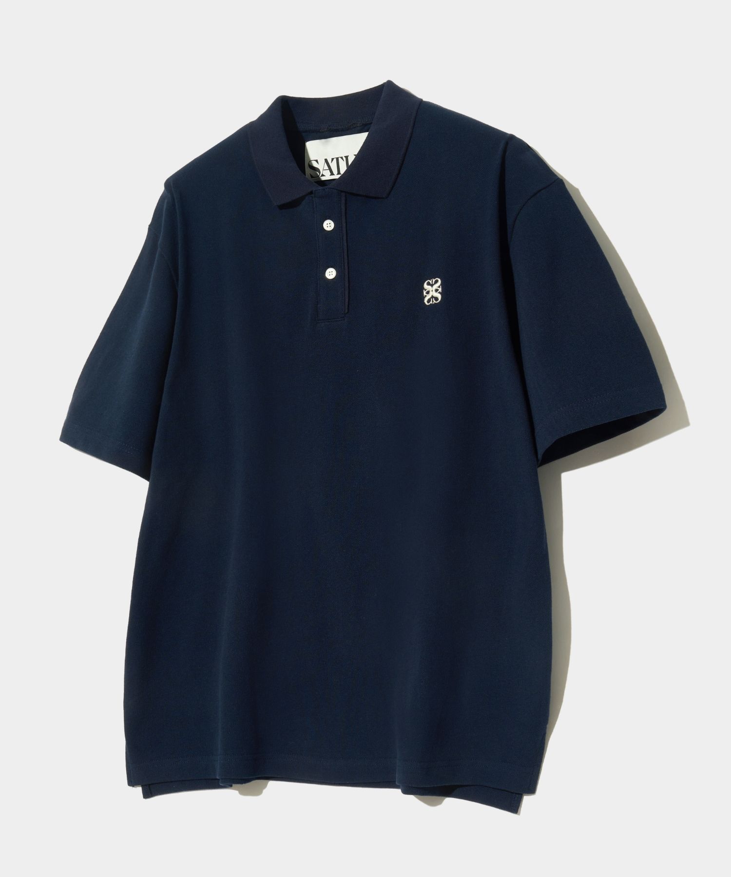 MUSINSA公式 | SATUR Basic Pique Polo Short-Sleeved T-shirt