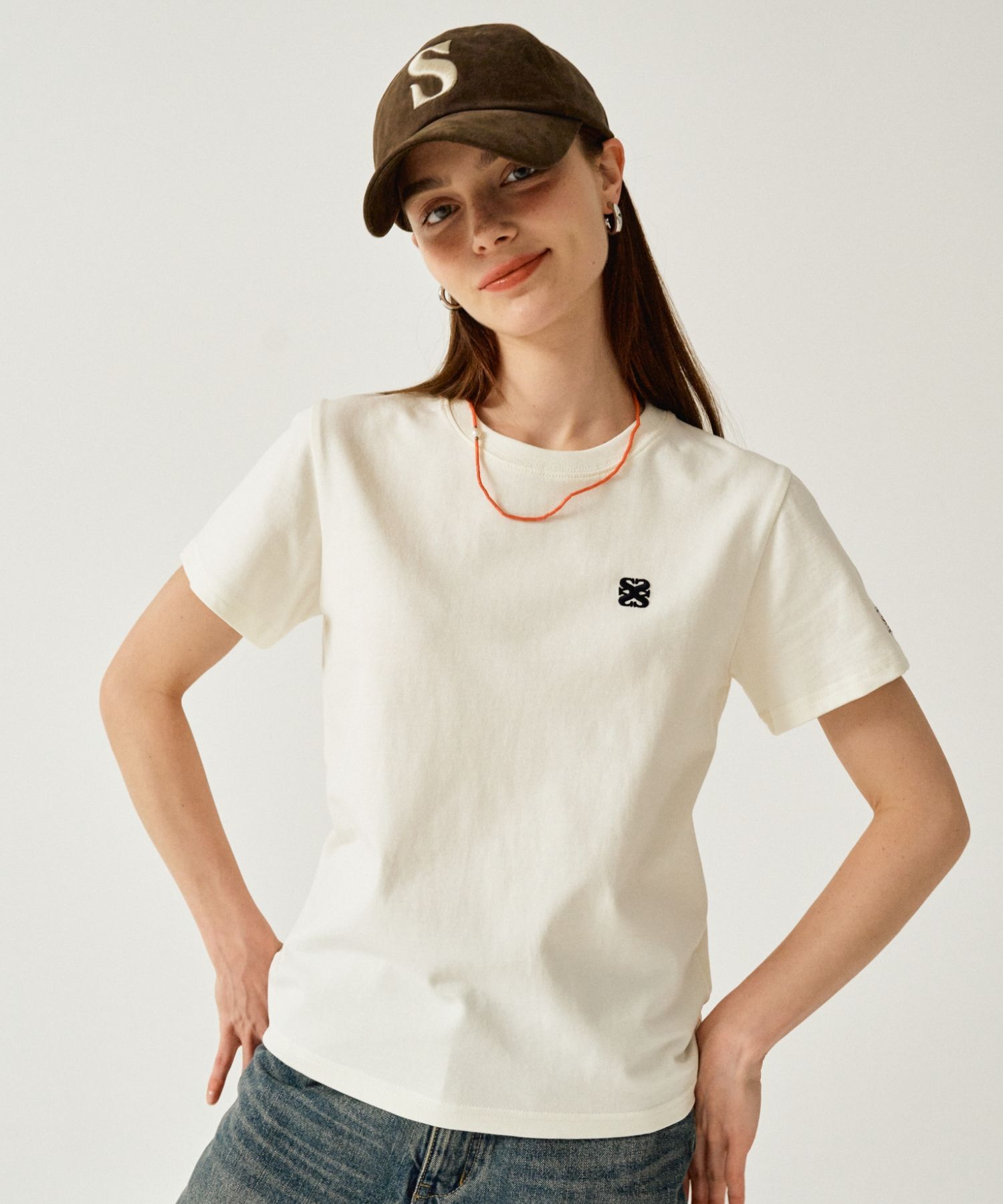 SATUR] Classic Small Logo T-shirt