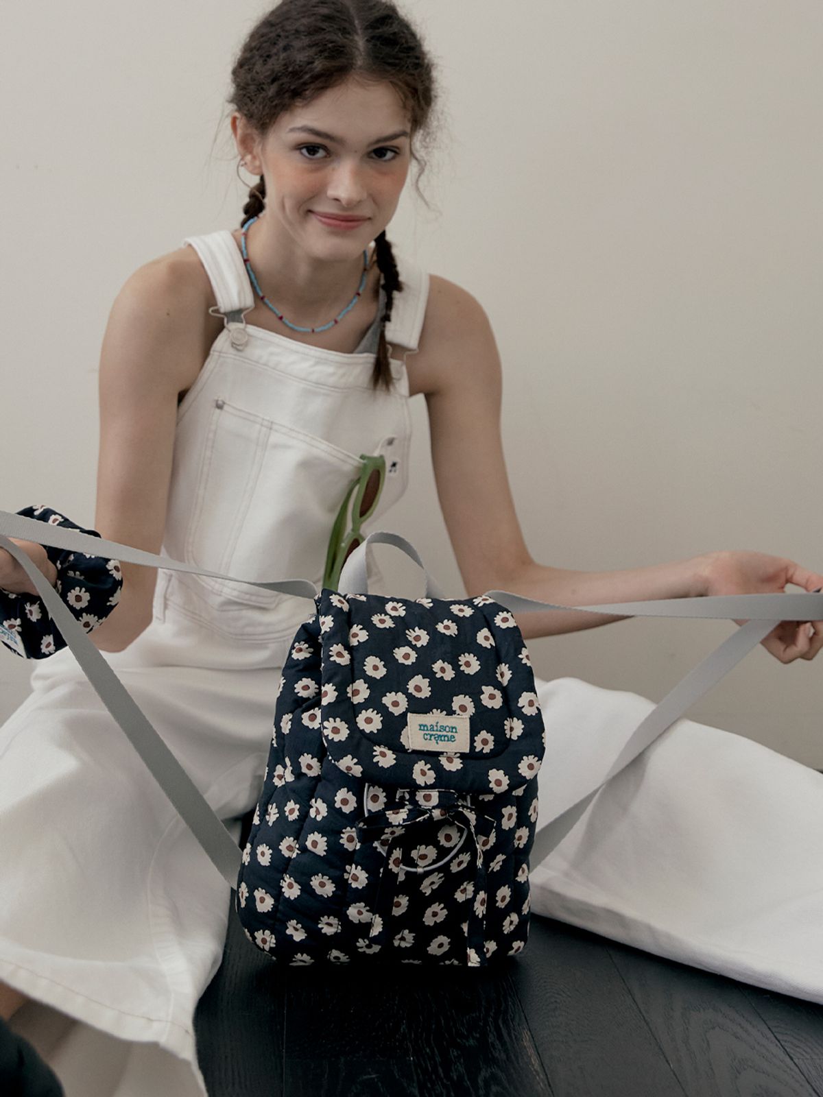 메종크렘(MAISON CREME) Pillow Backpack _ black