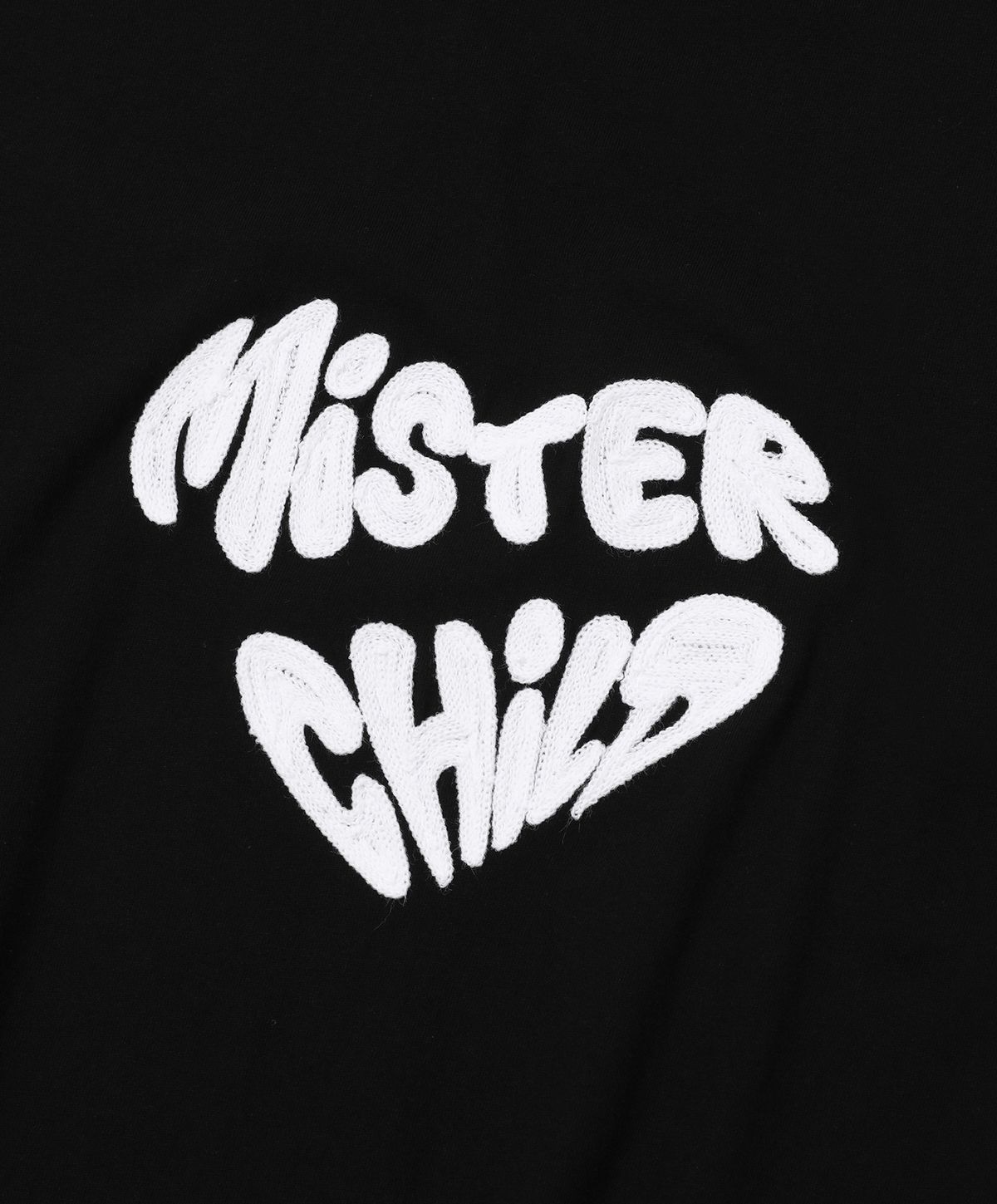 미스터차일드(MISTER CHILD) 하트 비트 티셔츠 블랙