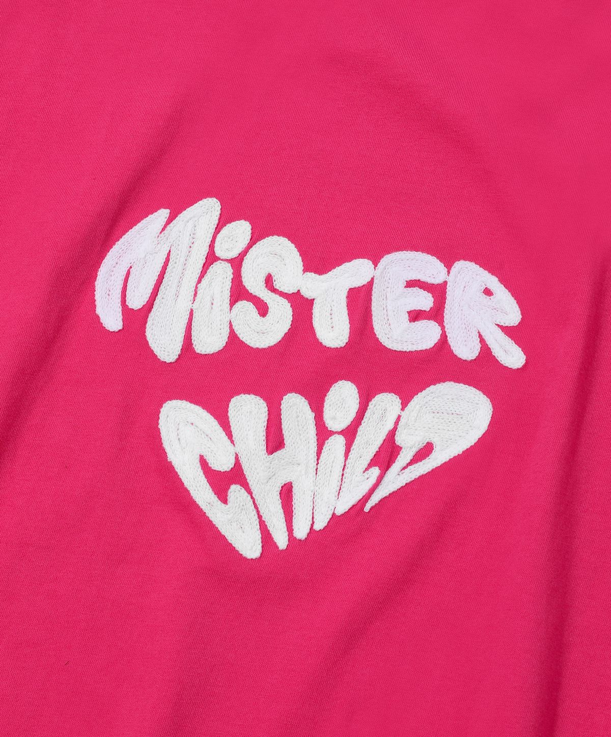 미스터차일드(MISTER CHILD) 하트 비트 티셔츠 마젠타