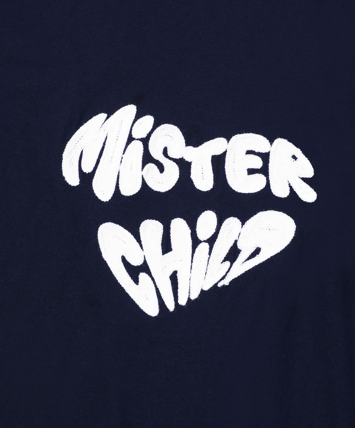 미스터차일드(MISTER CHILD) 하트 비트 티셔츠 네이비
