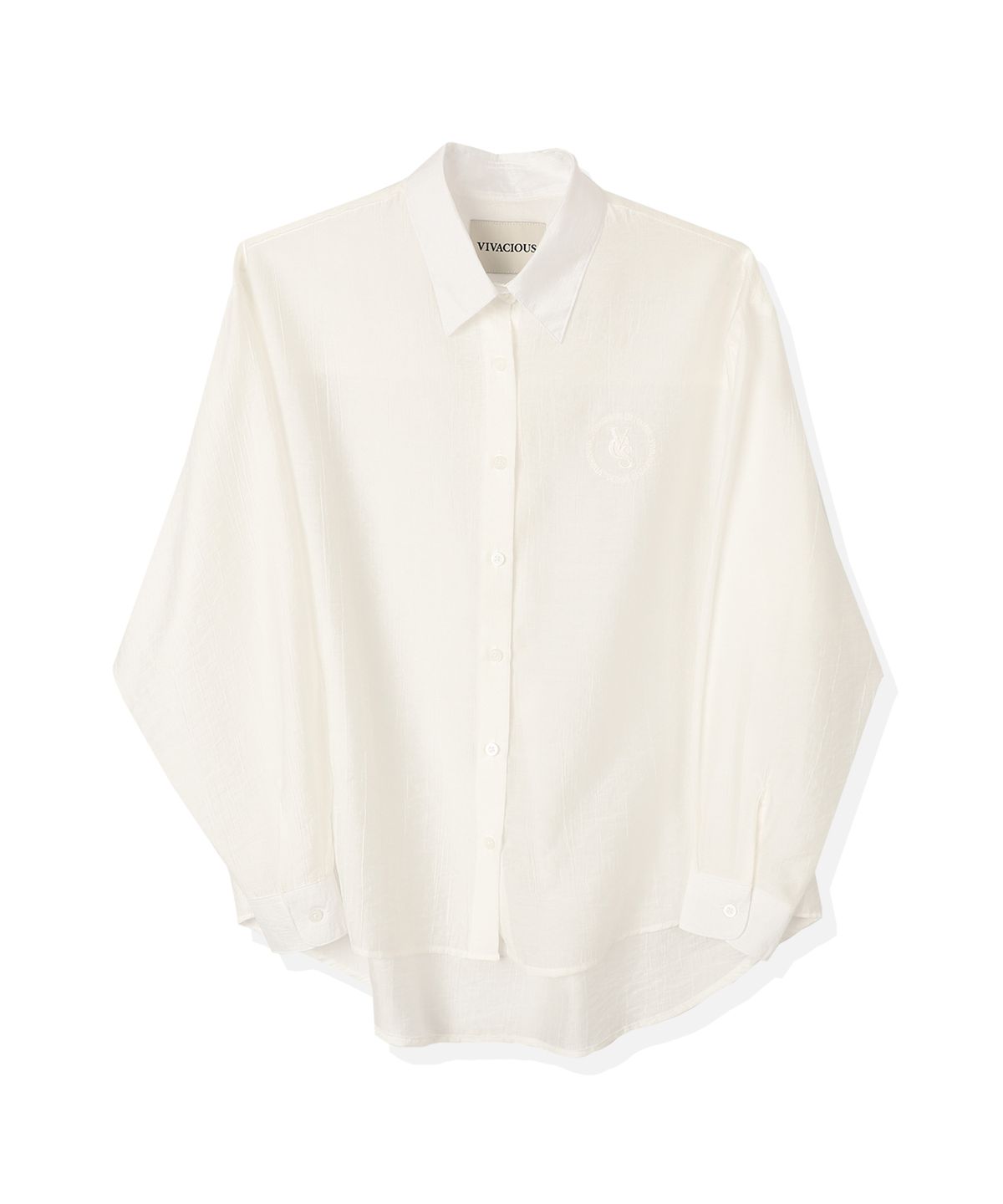 비바셔스(VIVACIOUS) Cencel See-Through Classic Shirt - 7COL