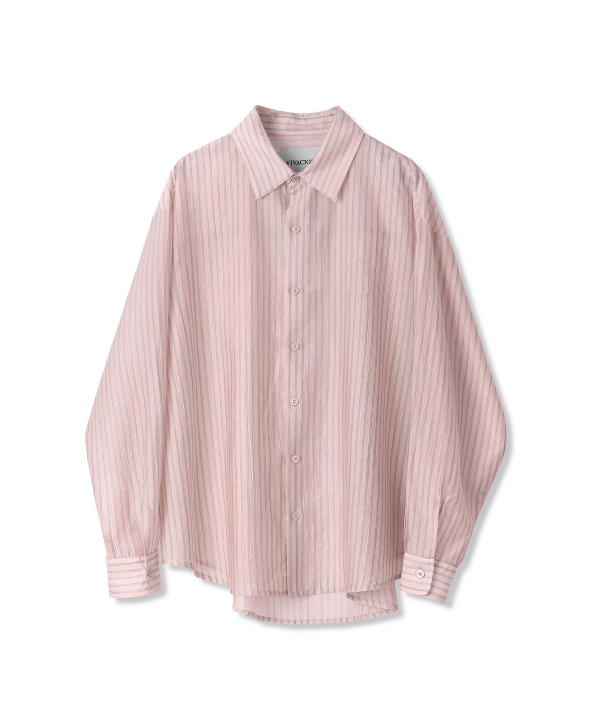 비바셔스(VIVACIOUS) Cencel See-Through Classic Shirt - 7COL