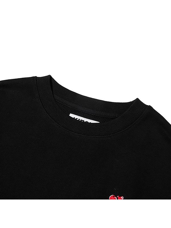 ★KIRSH★ Small Cherry Sweatshirt Black MUSINSA | KIRSH Small Cherry Sweatshirt [Black]