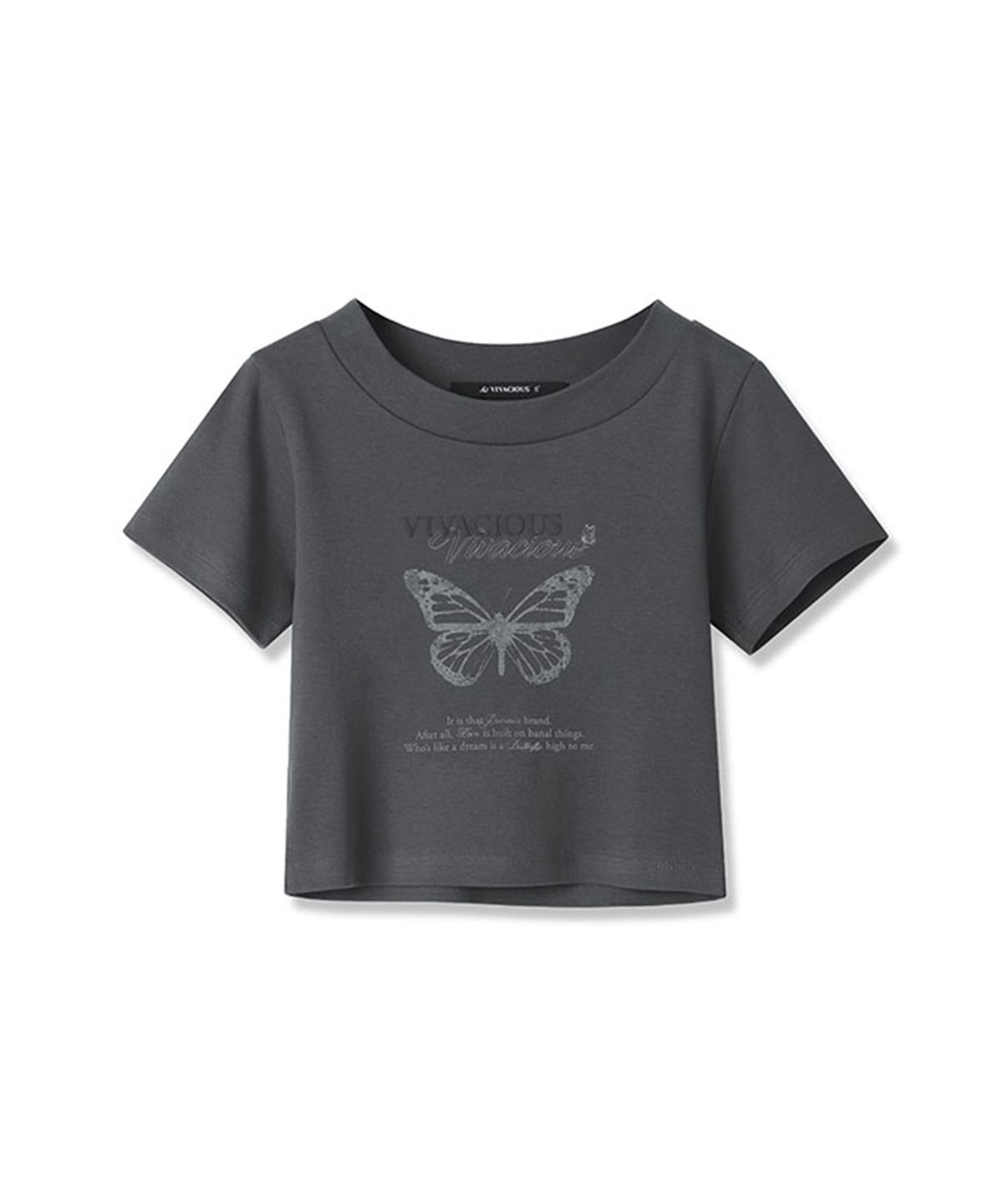 비바셔스(VIVACIOUS) History Crop T-shirt - 3COL