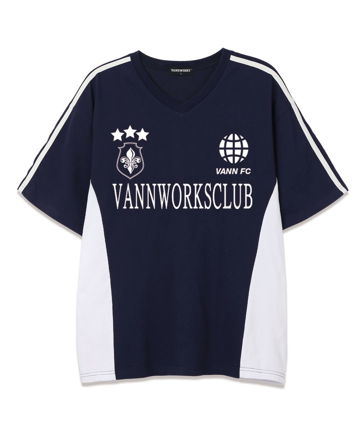 밴웍스(VANNWORKS) [2PACK] 스포티 컬러 블록코어 반팔 티셔츠 (VS0033S)