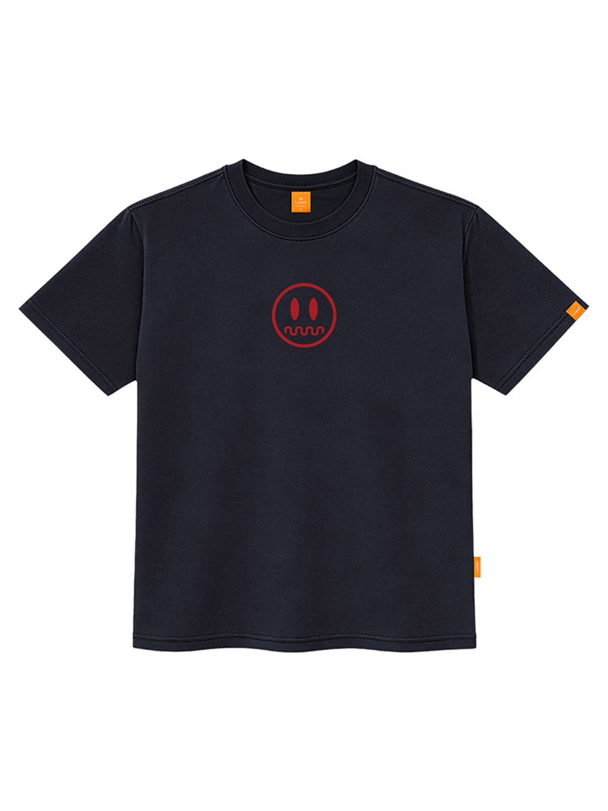 엘라모(LLAMO) 해피 반팔티셔츠 남녀공용 빅사이즈 S~4XL